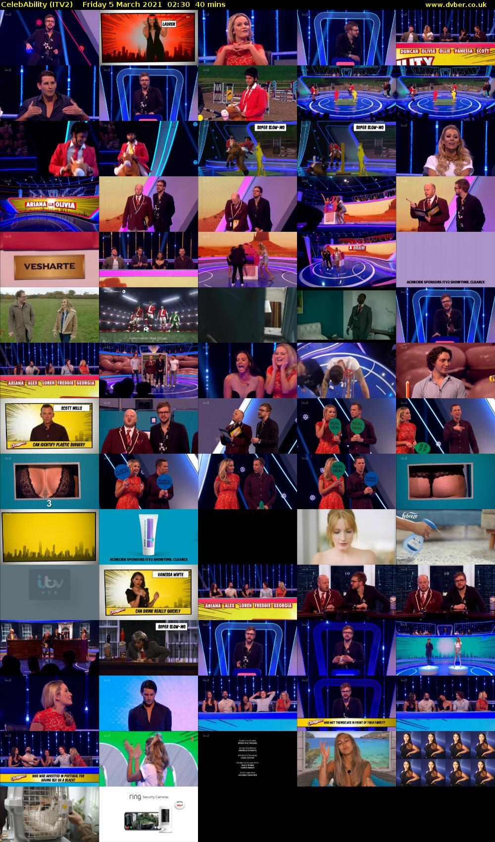 CelebAbility (ITV2) Friday 5 March 2021 02:30 - 03:10