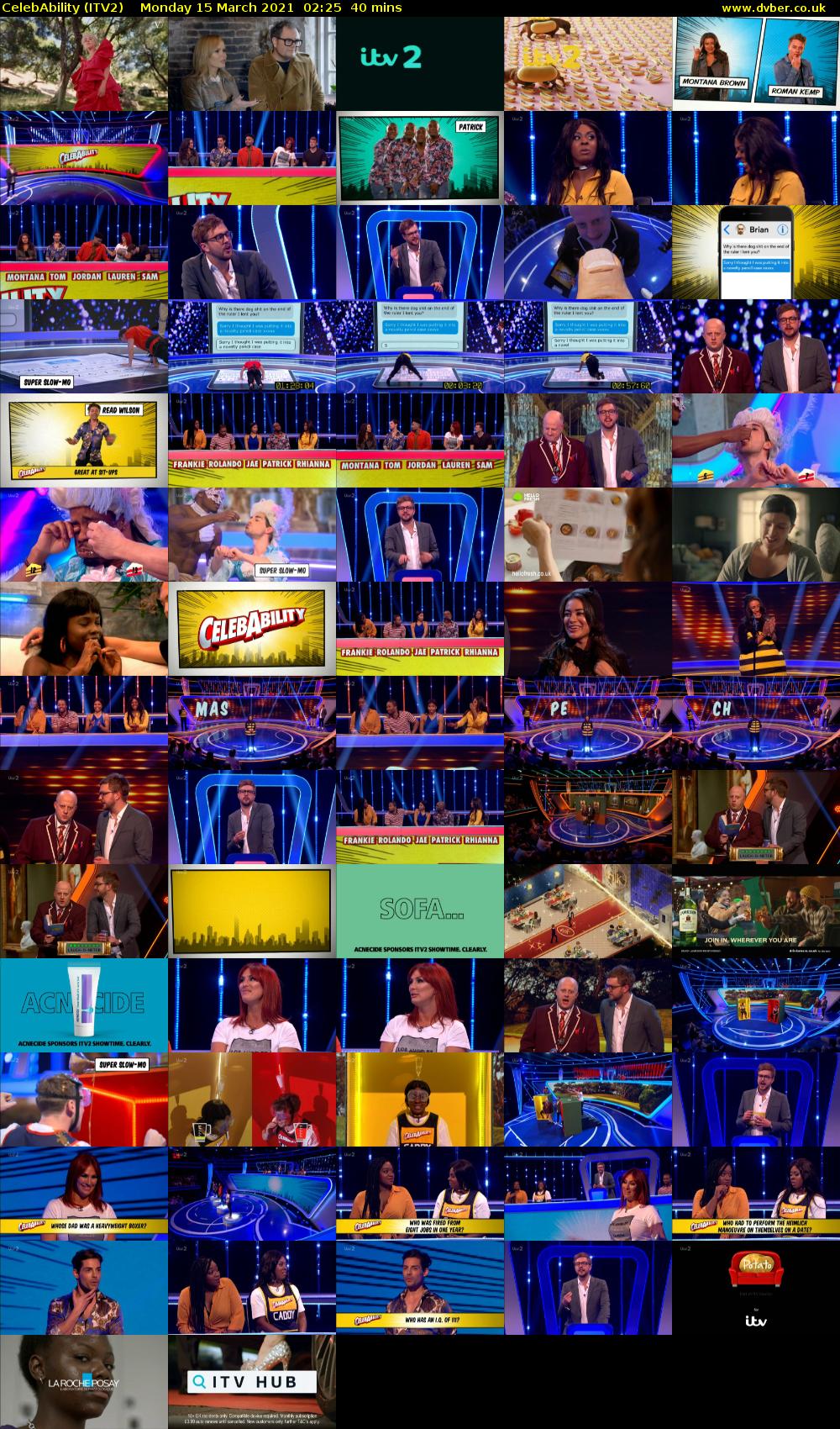 CelebAbility (ITV2) Monday 15 March 2021 02:25 - 03:05