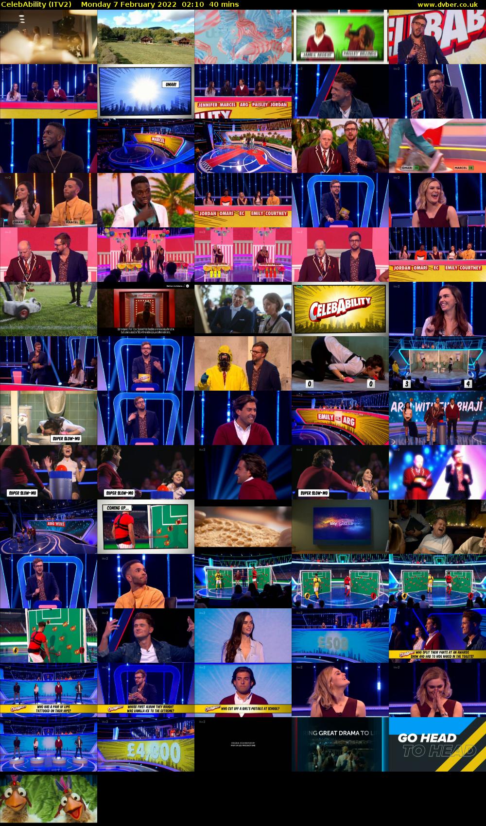 CelebAbility (ITV2) Monday 7 February 2022 02:10 - 02:50