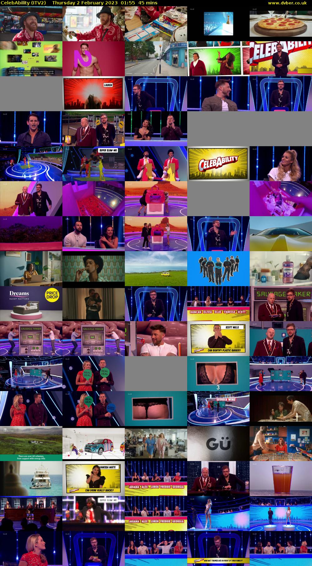 CelebAbility (ITV2) Thursday 2 February 2023 01:55 - 02:40