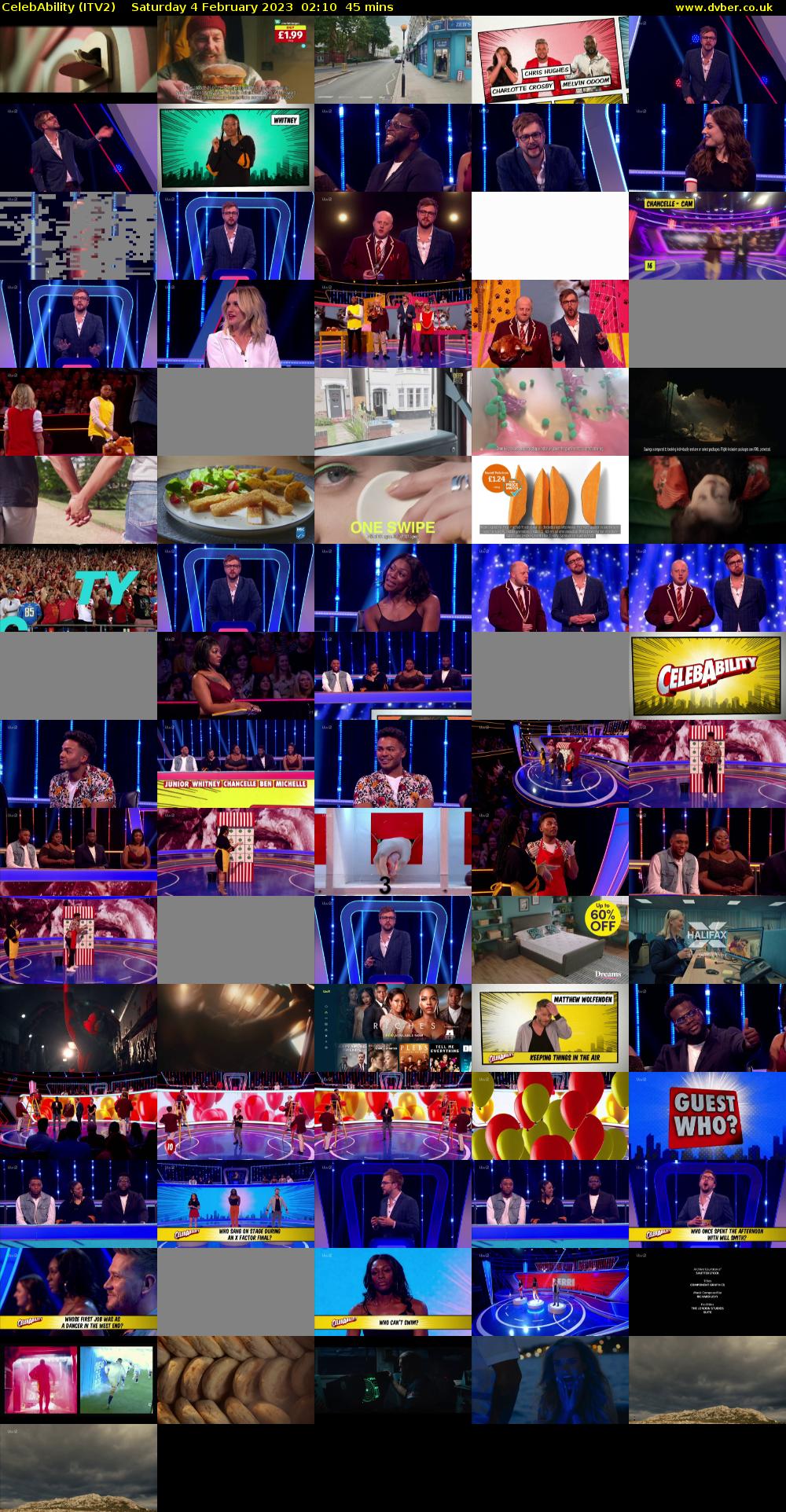 CelebAbility (ITV2) Saturday 4 February 2023 02:10 - 02:55