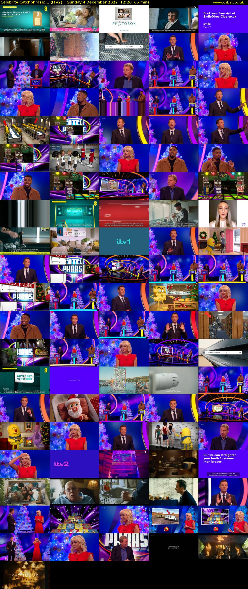 Celebrity Catchphrase:... (ITV2) Sunday 4 December 2022 12:20 - 13:25