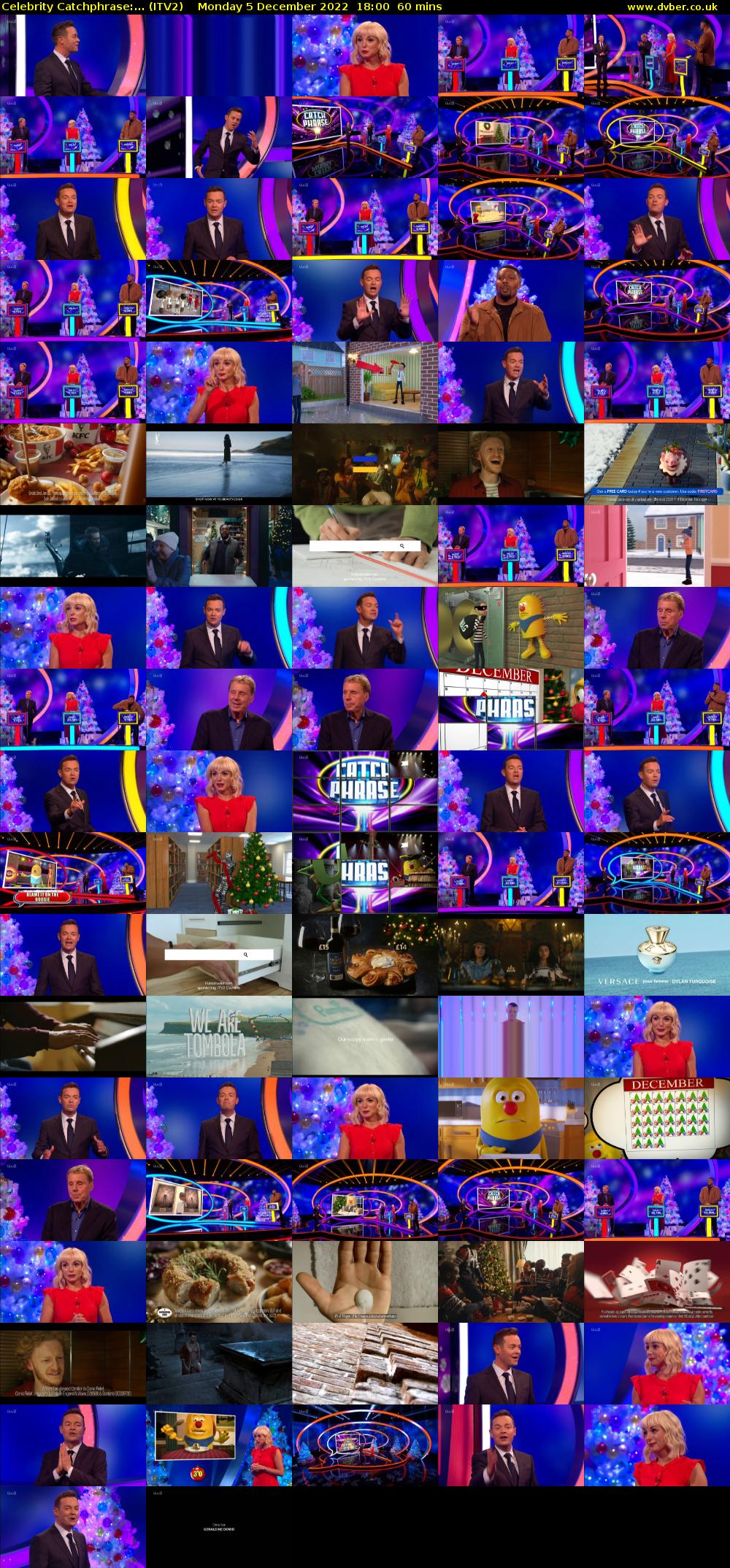 Celebrity Catchphrase:... (ITV2) Monday 5 December 2022 18:00 - 19:00