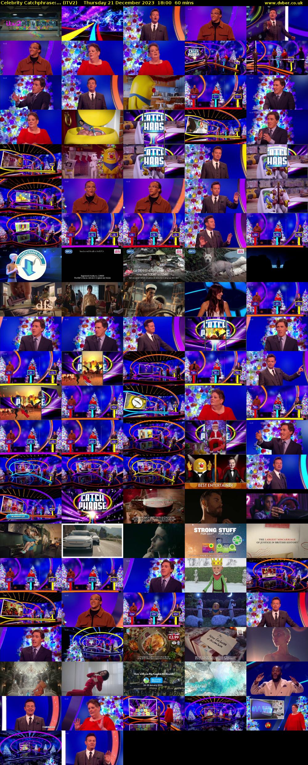 Celebrity Catchphrase:... (ITV2) Thursday 21 December 2023 18:00 - 19:00