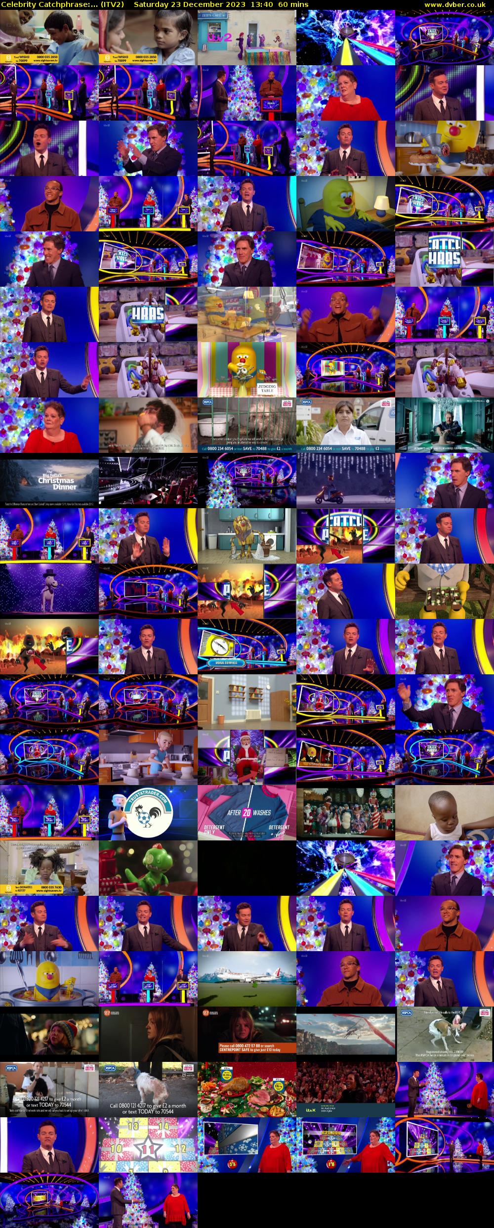 Celebrity Catchphrase:... (ITV2) Saturday 23 December 2023 13:40 - 14:40