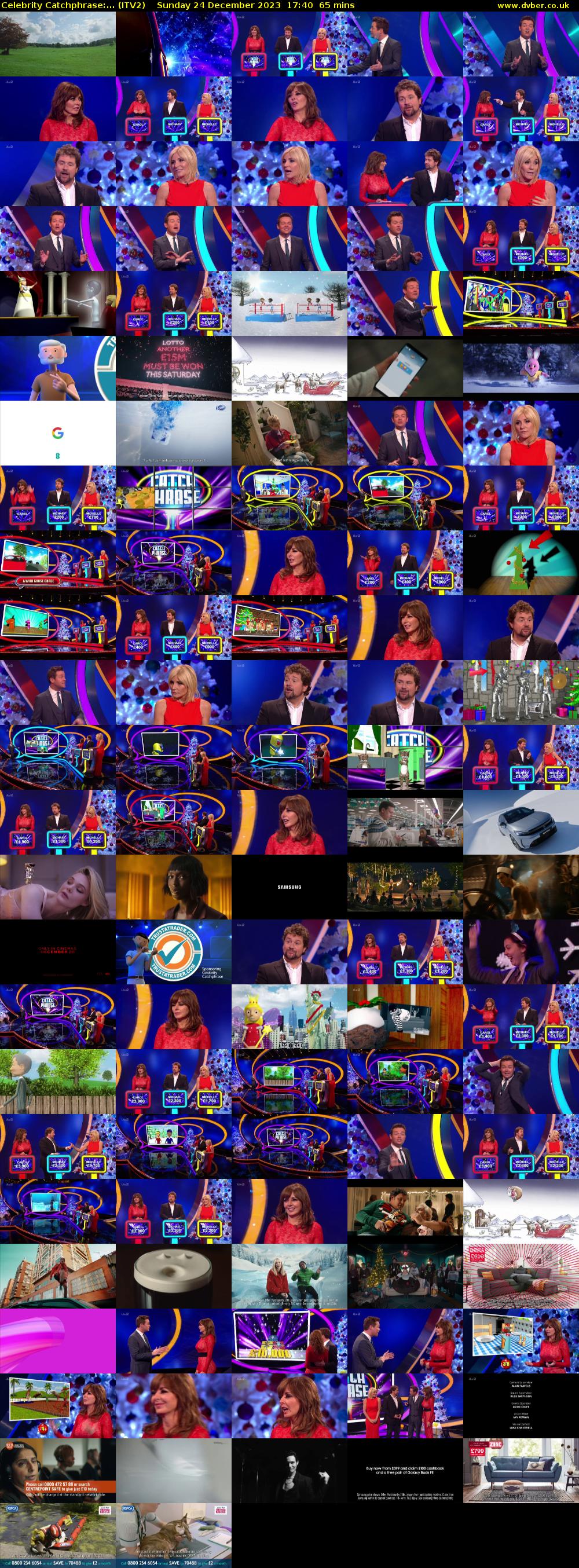 Celebrity Catchphrase:... (ITV2) Sunday 24 December 2023 17:40 - 18:45