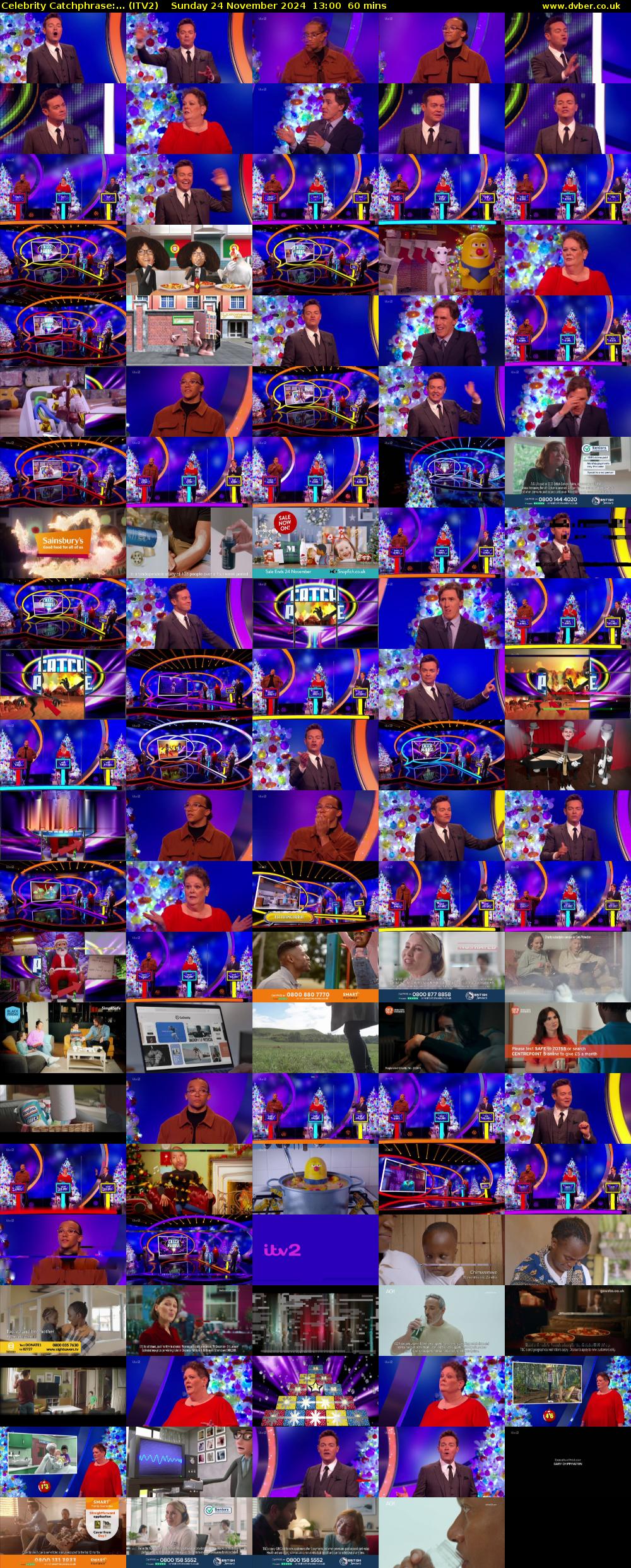 Celebrity Catchphrase:... (ITV2) Sunday 24 November 2024 13:00 - 14:00