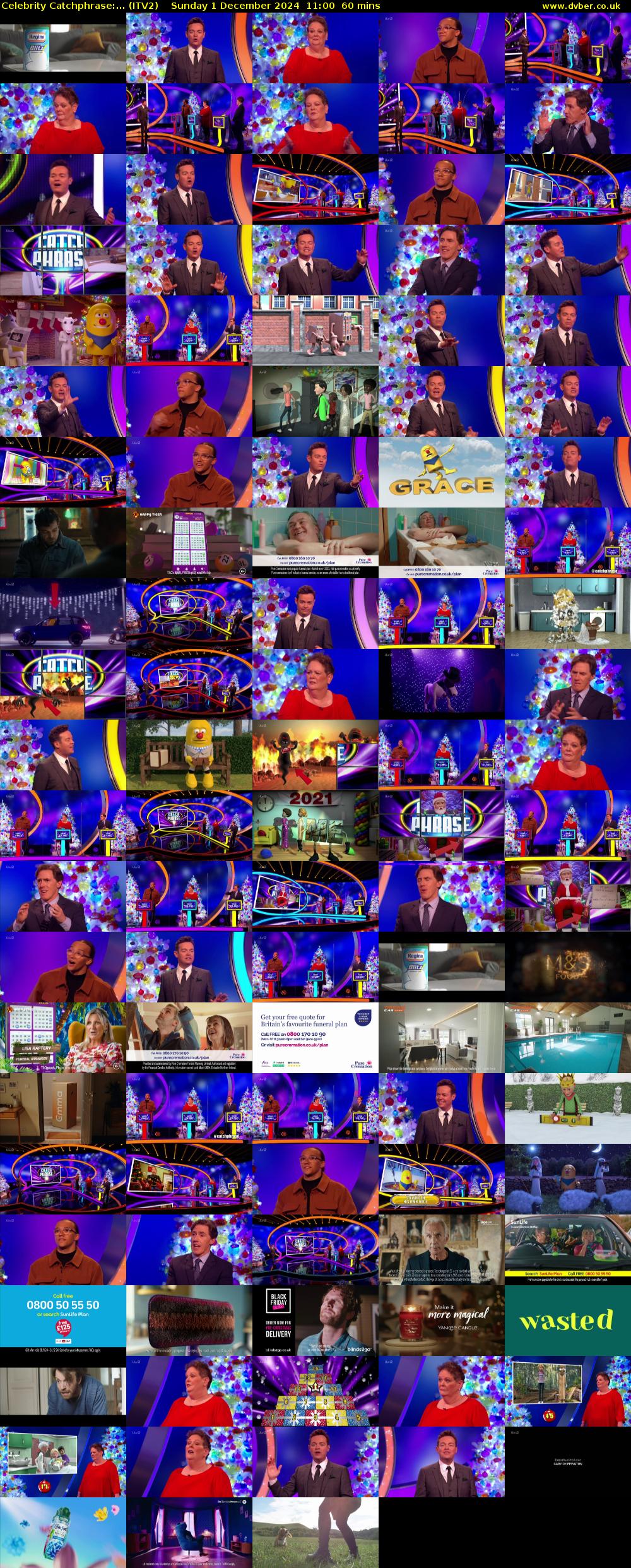 Celebrity Catchphrase:... (ITV2) Sunday 1 December 2024 11:00 - 12:00