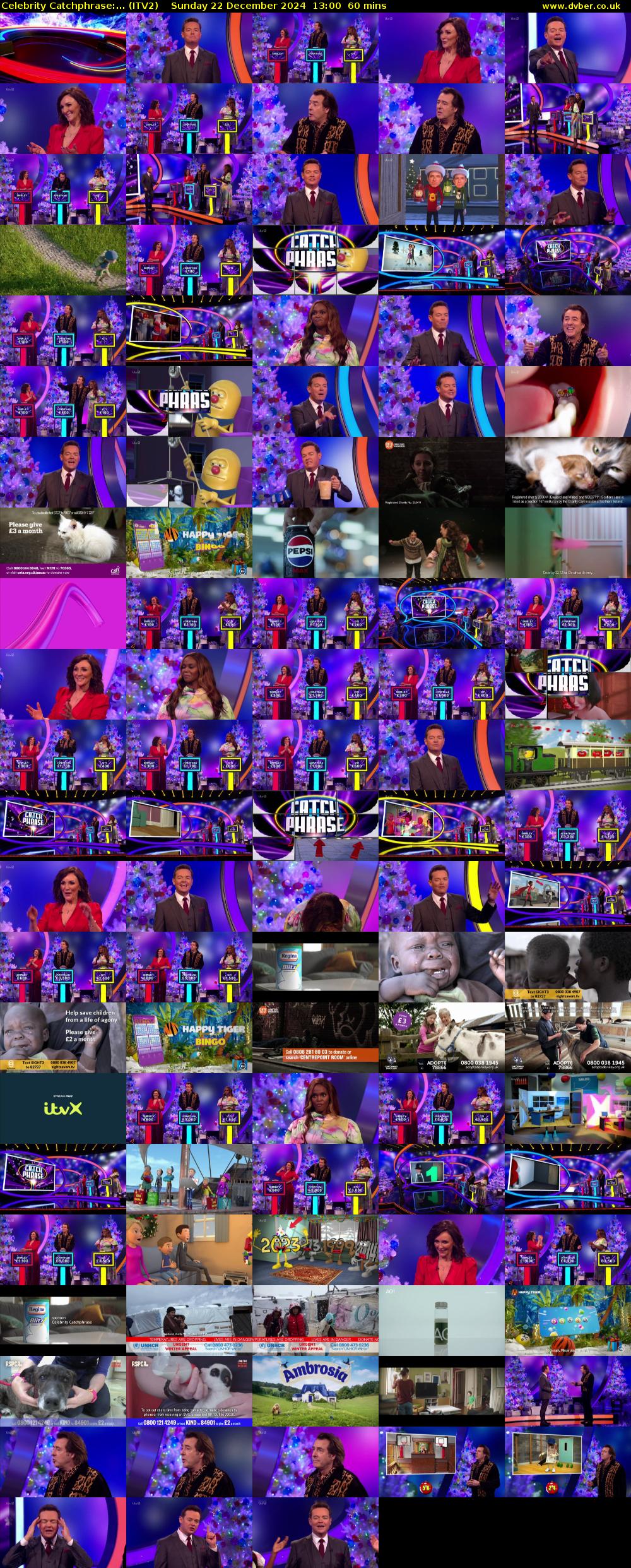 Celebrity Catchphrase:... (ITV2) Sunday 22 December 2024 13:00 - 14:00