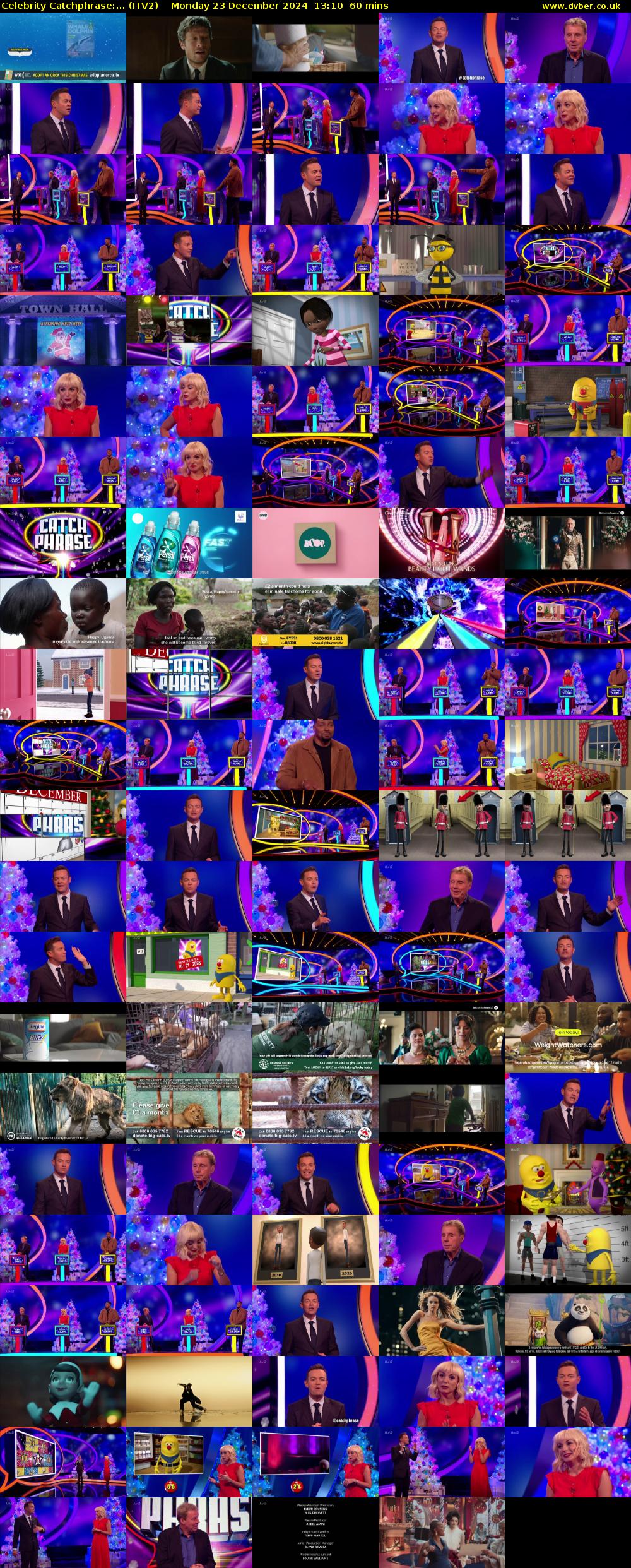 Celebrity Catchphrase:... (ITV2) Monday 23 December 2024 13:10 - 14:10