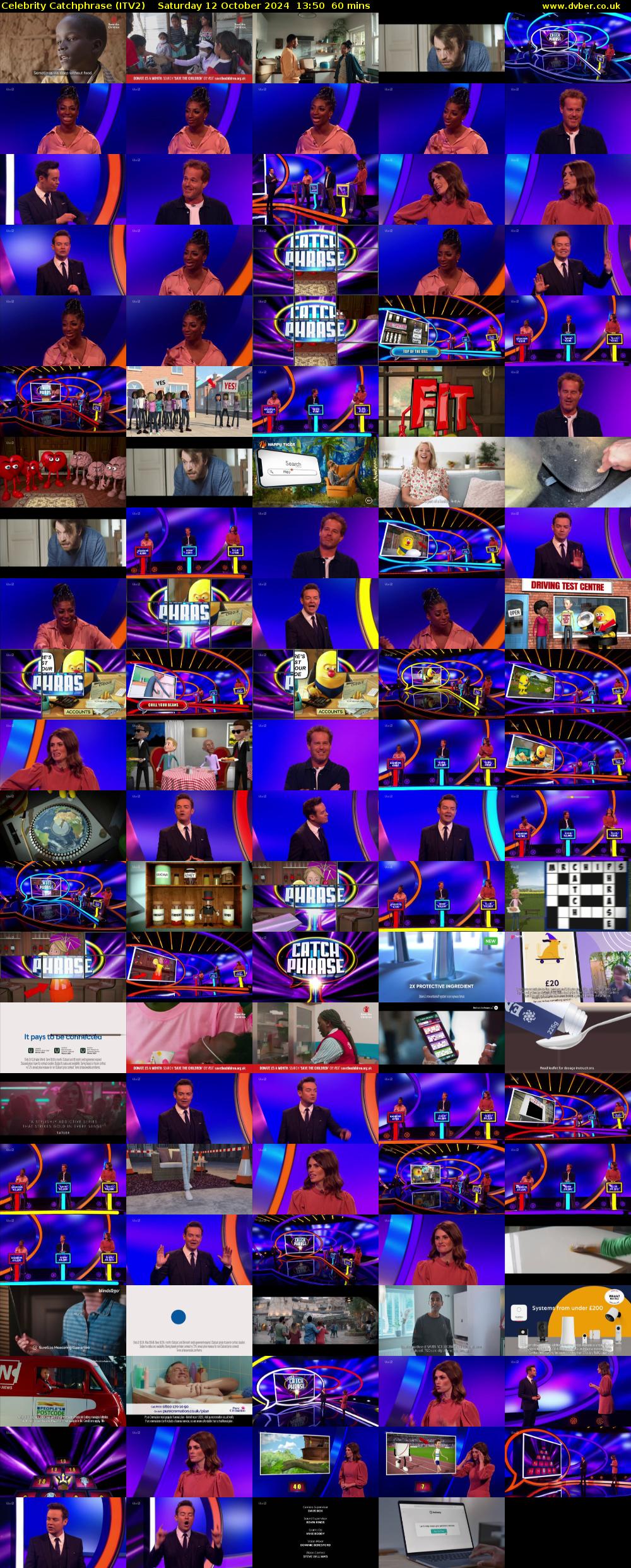 Celebrity Catchphrase (ITV2) Saturday 12 October 2024 13:50 - 14:50