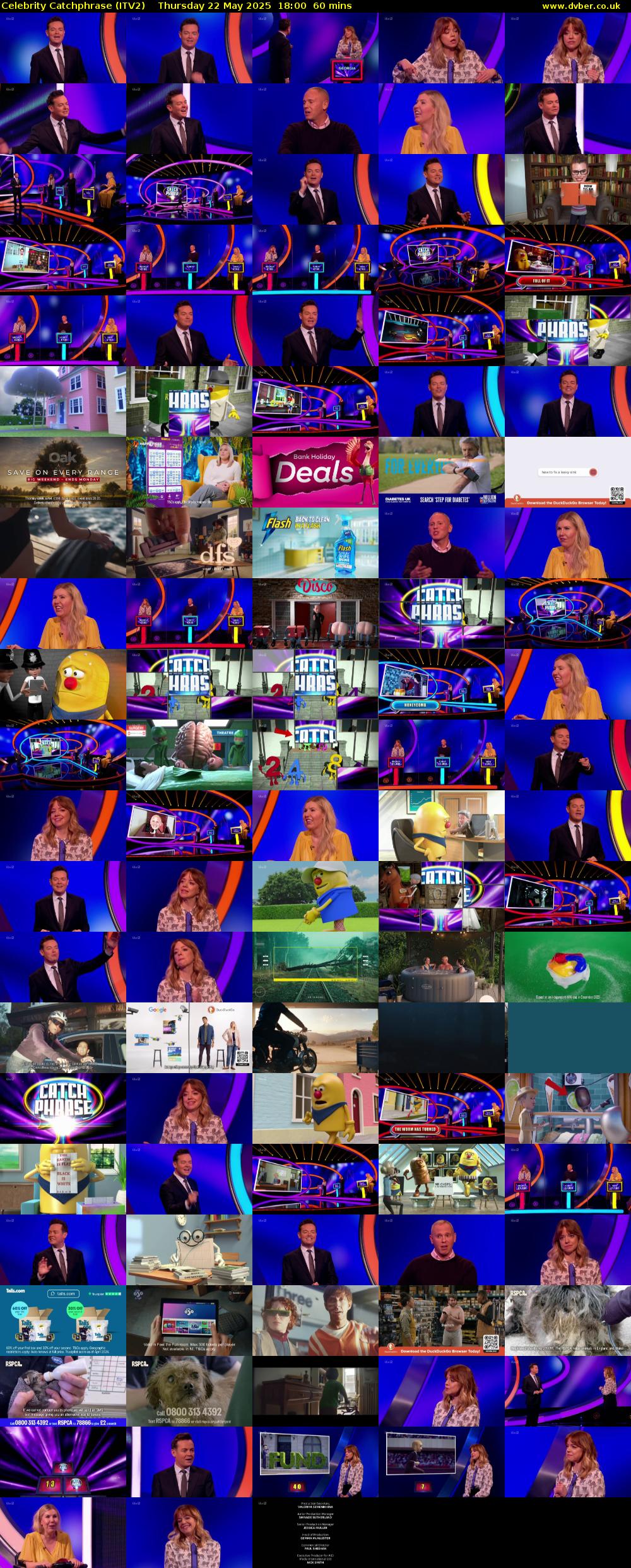 Celebrity Catchphrase (ITV2) Thursday 22 May 2025 18:00 - 19:00