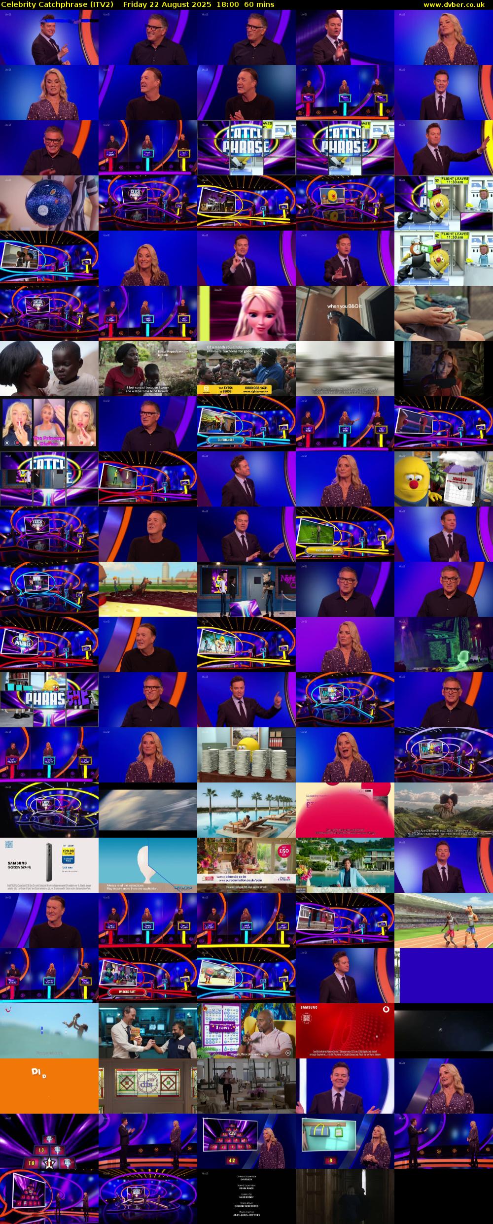 Celebrity Catchphrase (ITV2) Friday 22 August 2025 18:00 - 19:00