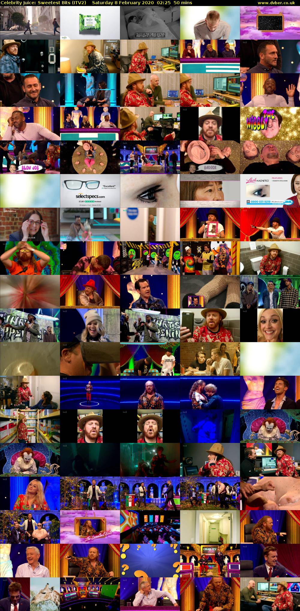 Celebrity Juice: Sweetest Bits (ITV2) Saturday 8 February 2020 02:25 - 03:15