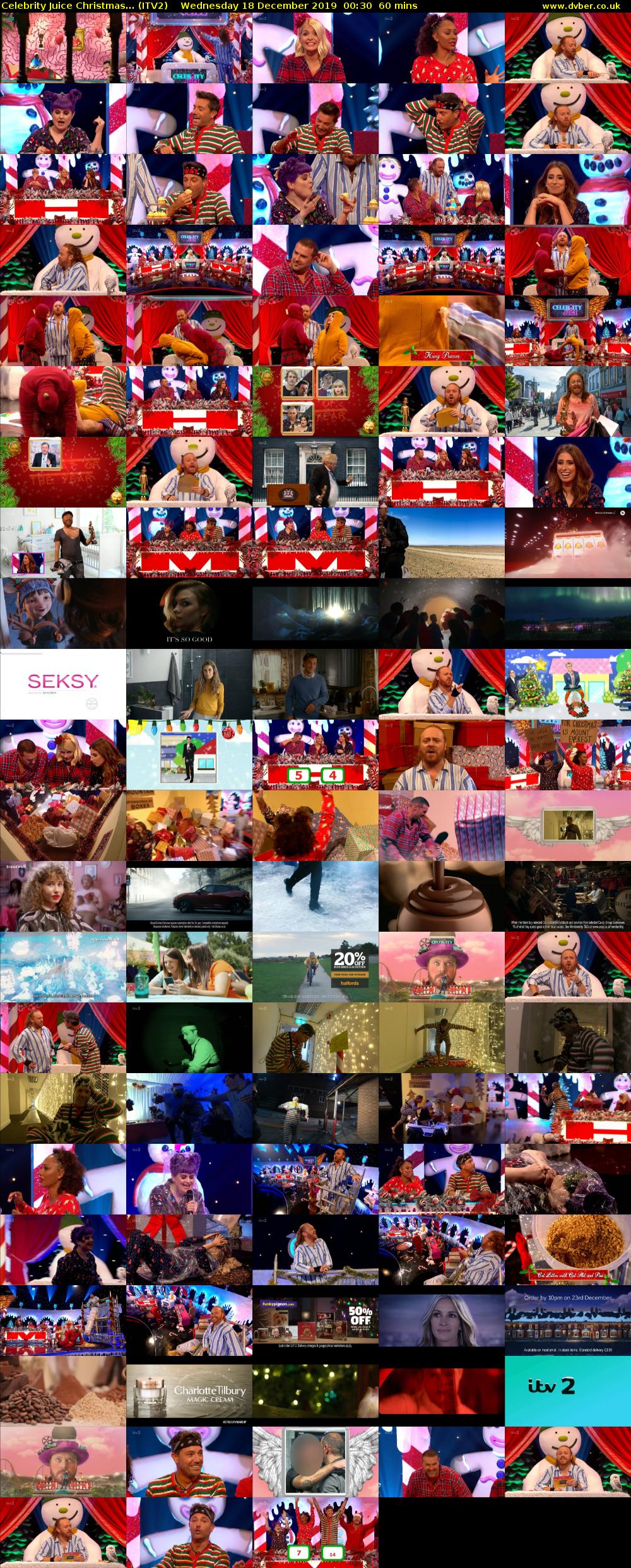 Celebrity Juice Christmas... (ITV2) Wednesday 18 December 2019 00:30 - 01:30
