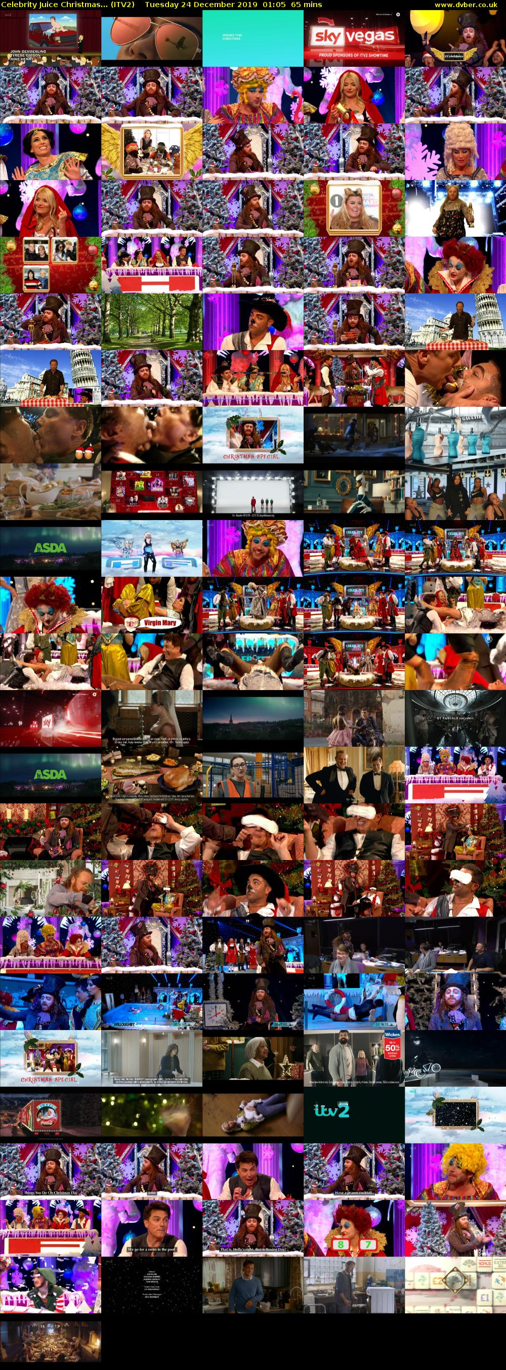 Celebrity Juice Christmas... (ITV2) Tuesday 24 December 2019 01:05 - 02:10