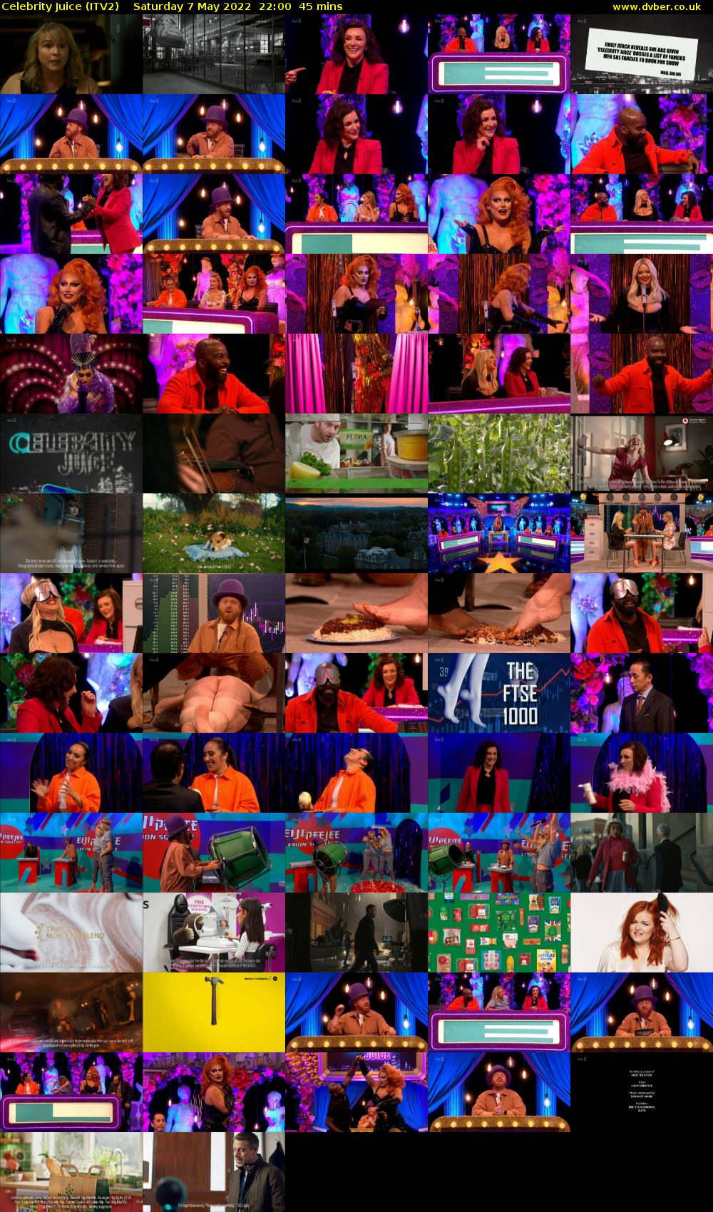 Celebrity Juice (ITV2) Saturday 7 May 2022 22:00 - 22:45