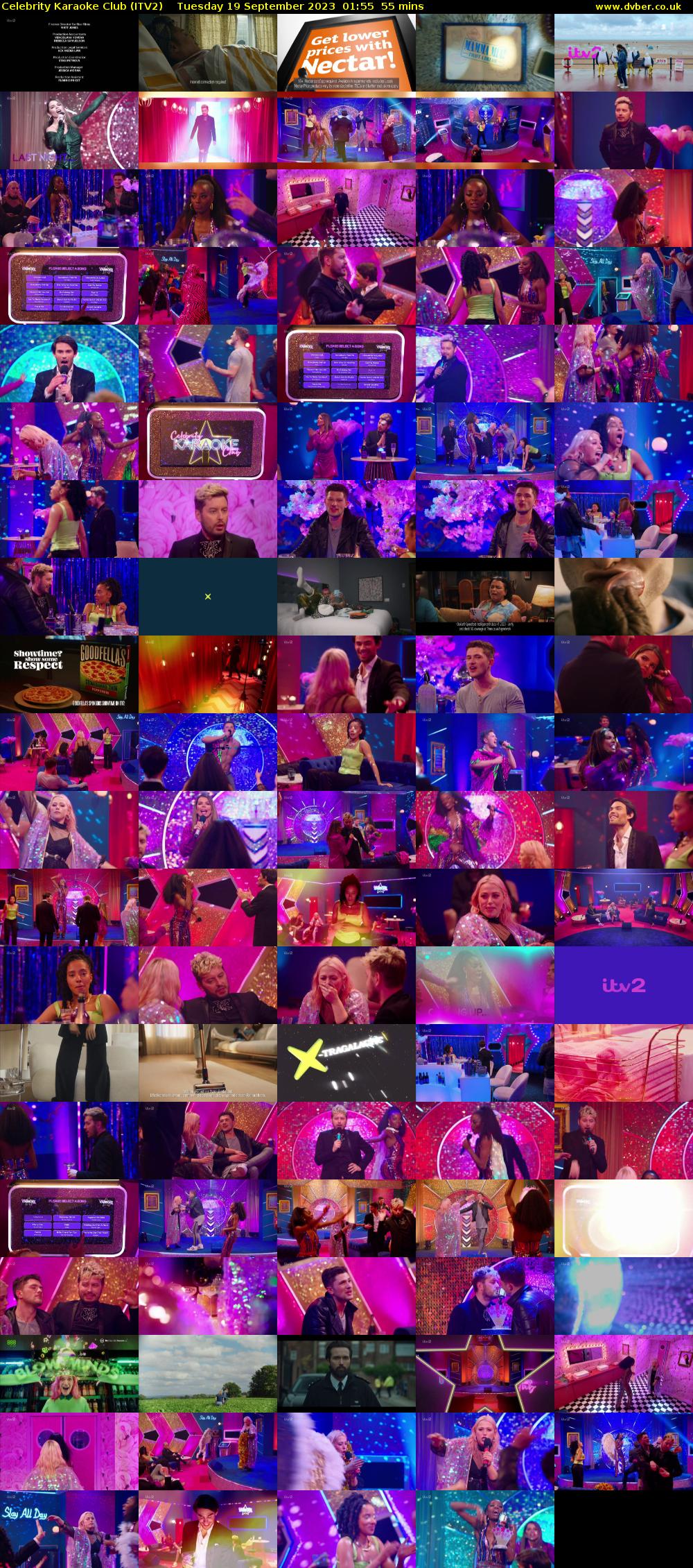 Celebrity Karaoke Club (ITV2) Tuesday 19 September 2023 01:55 - 02:50