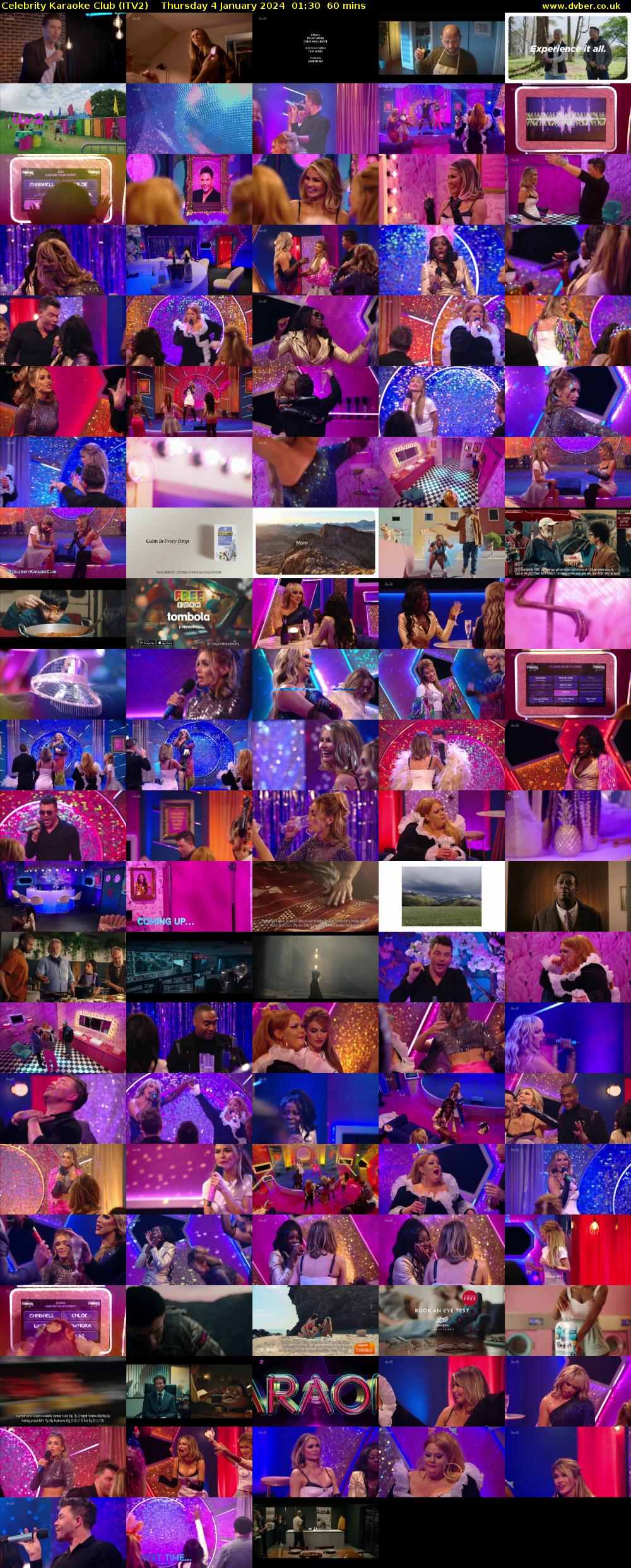 Celebrity Karaoke Club (ITV2) Thursday 4 January 2024 01:30 - 02:30