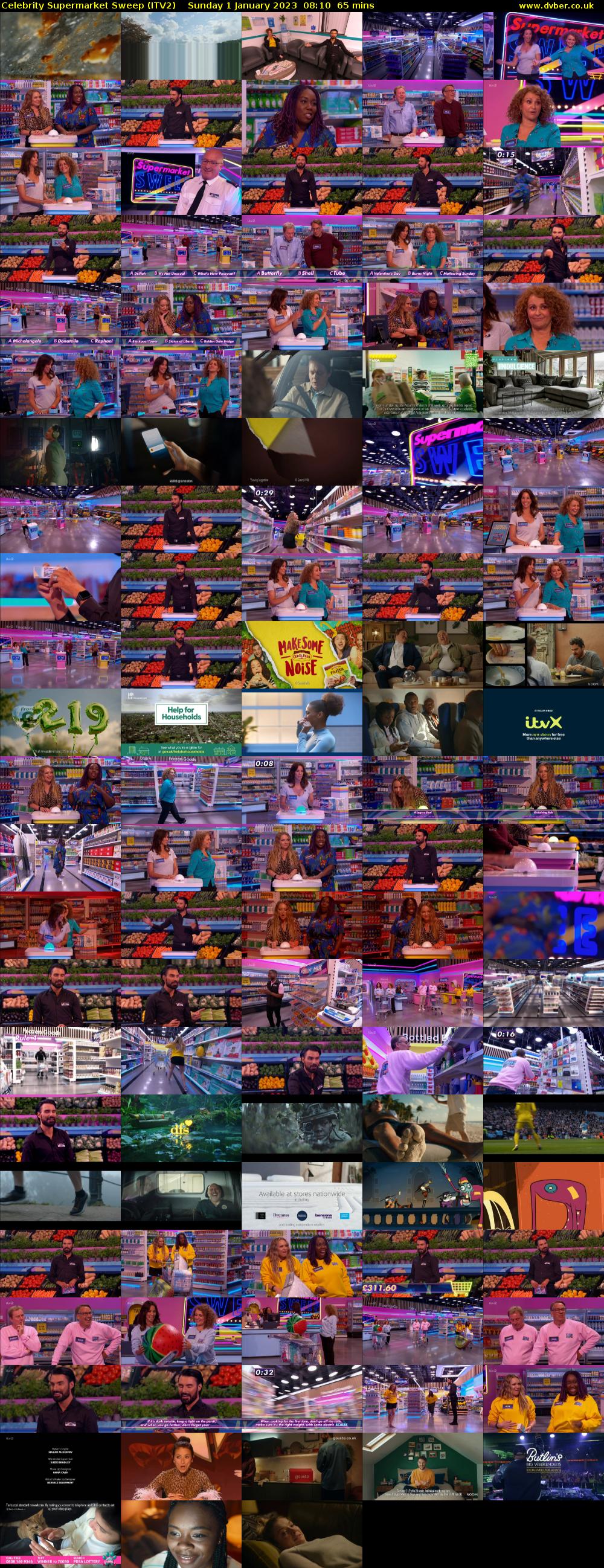 Celebrity Supermarket Sweep (ITV2) Sunday 1 January 2023 08:10 - 09:15