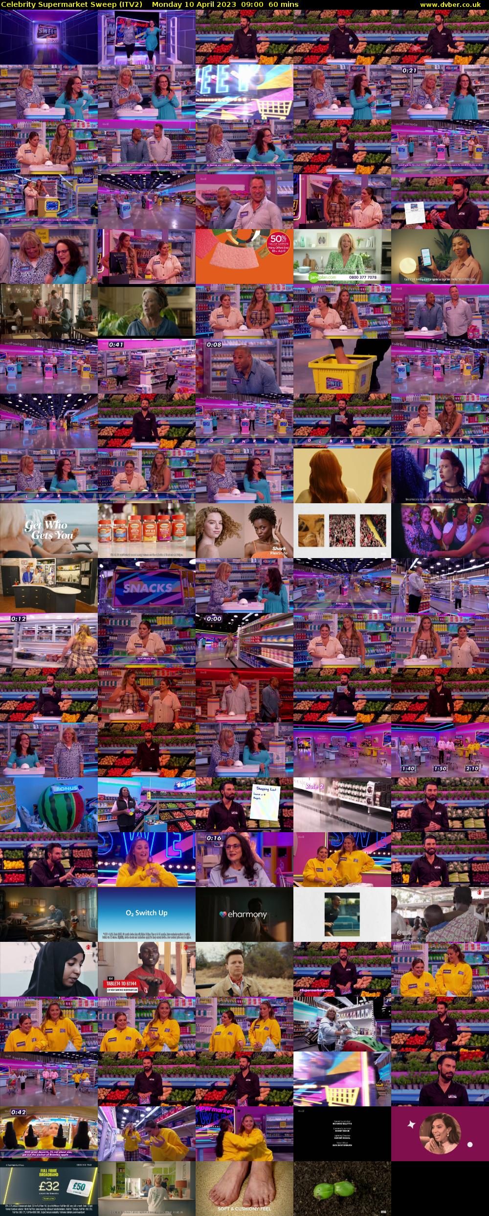 Celebrity Supermarket Sweep (ITV2) Monday 10 April 2023 09:00 - 10:00