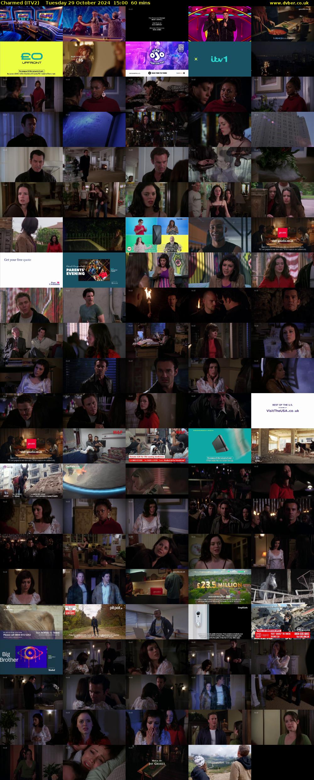 Charmed (ITV2) Tuesday 29 October 2024 15:00 - 16:00