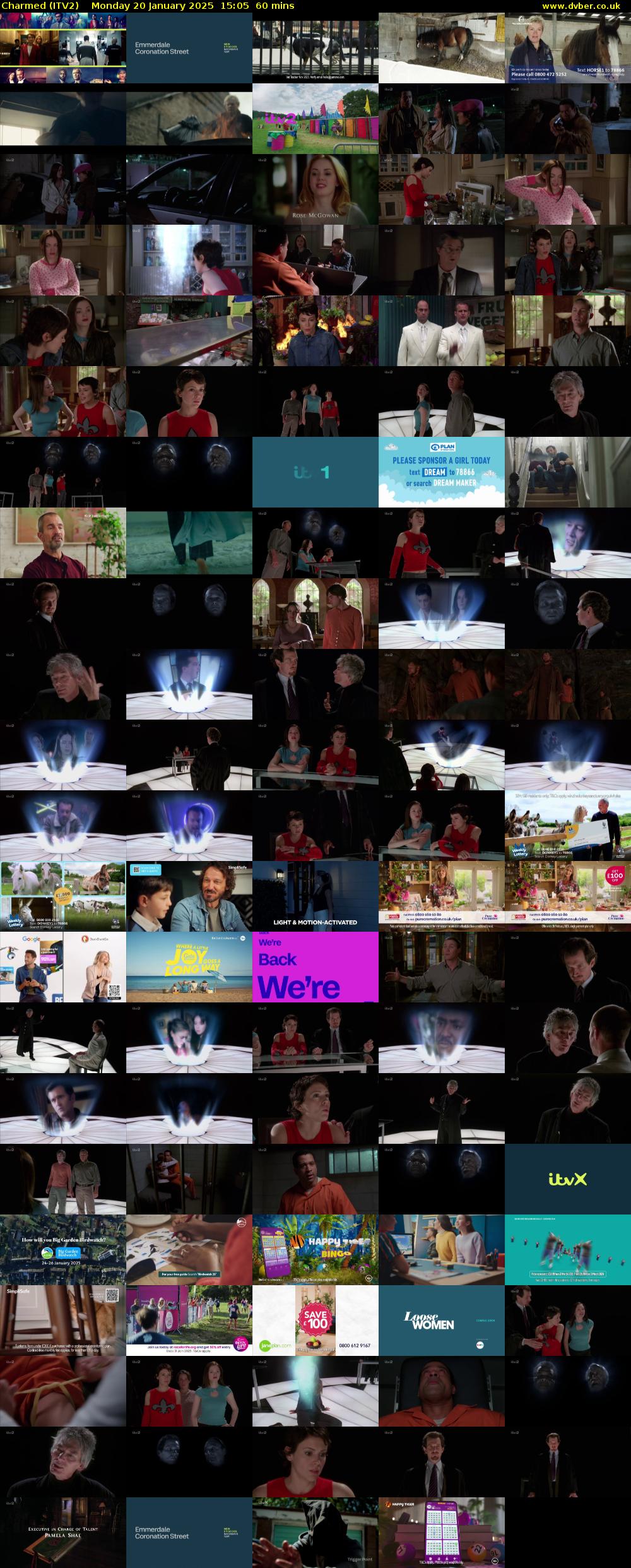 Charmed (ITV2) Monday 20 January 2025 15:05 - 16:05
