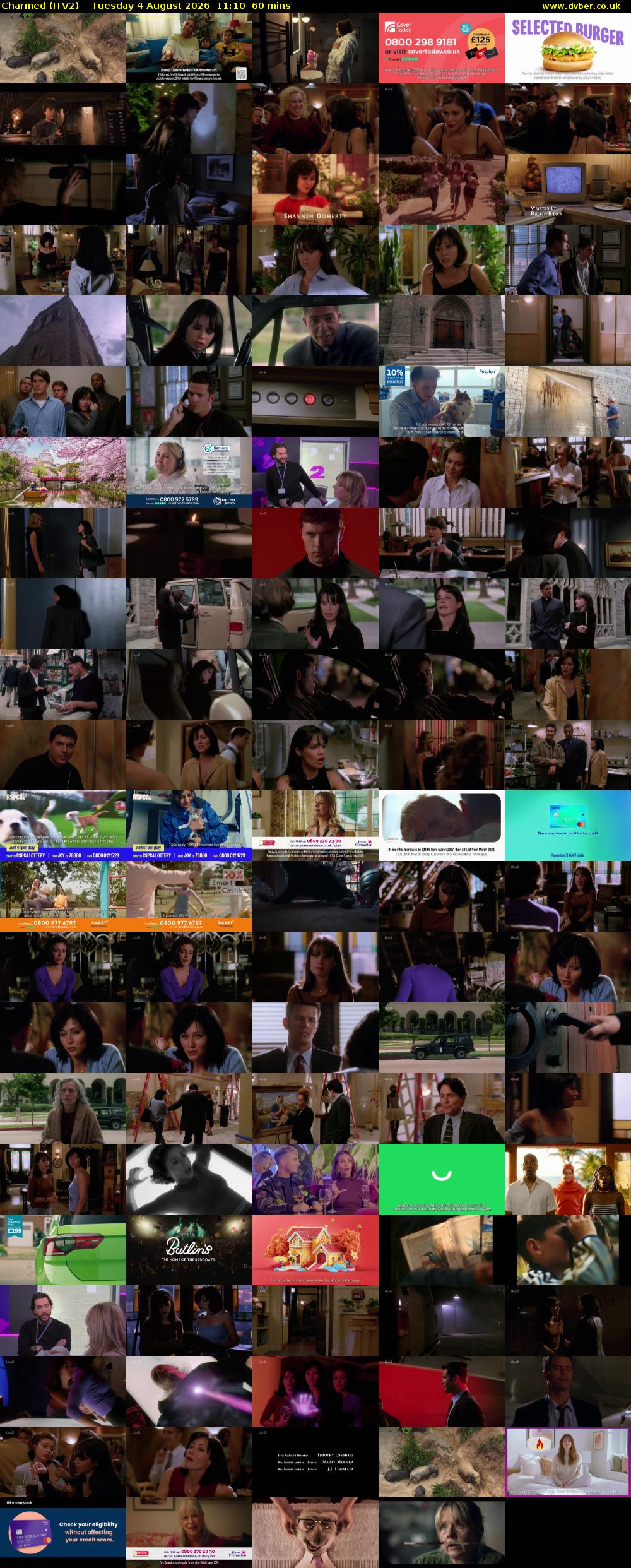 Charmed (ITV2) Tuesday 4 August 2026 11:10 - 12:10