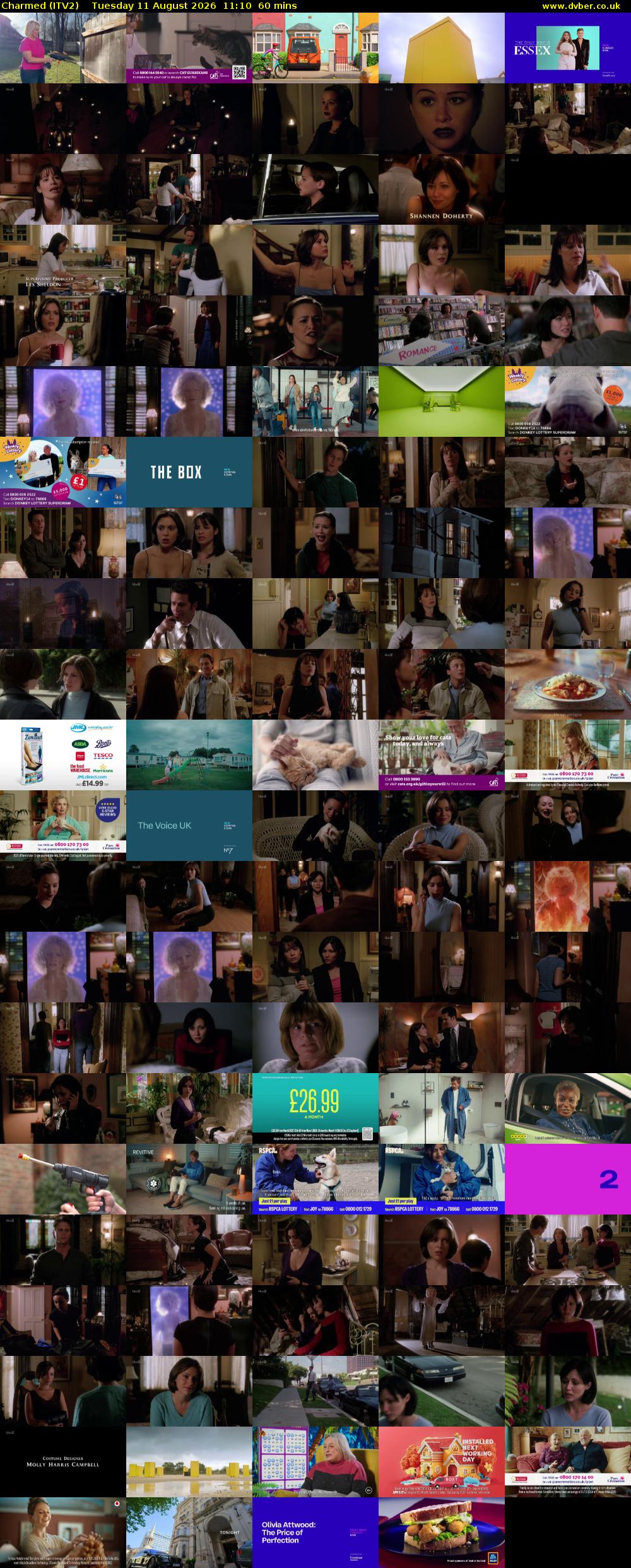 Charmed (ITV2) Tuesday 11 August 2026 11:10 - 12:10