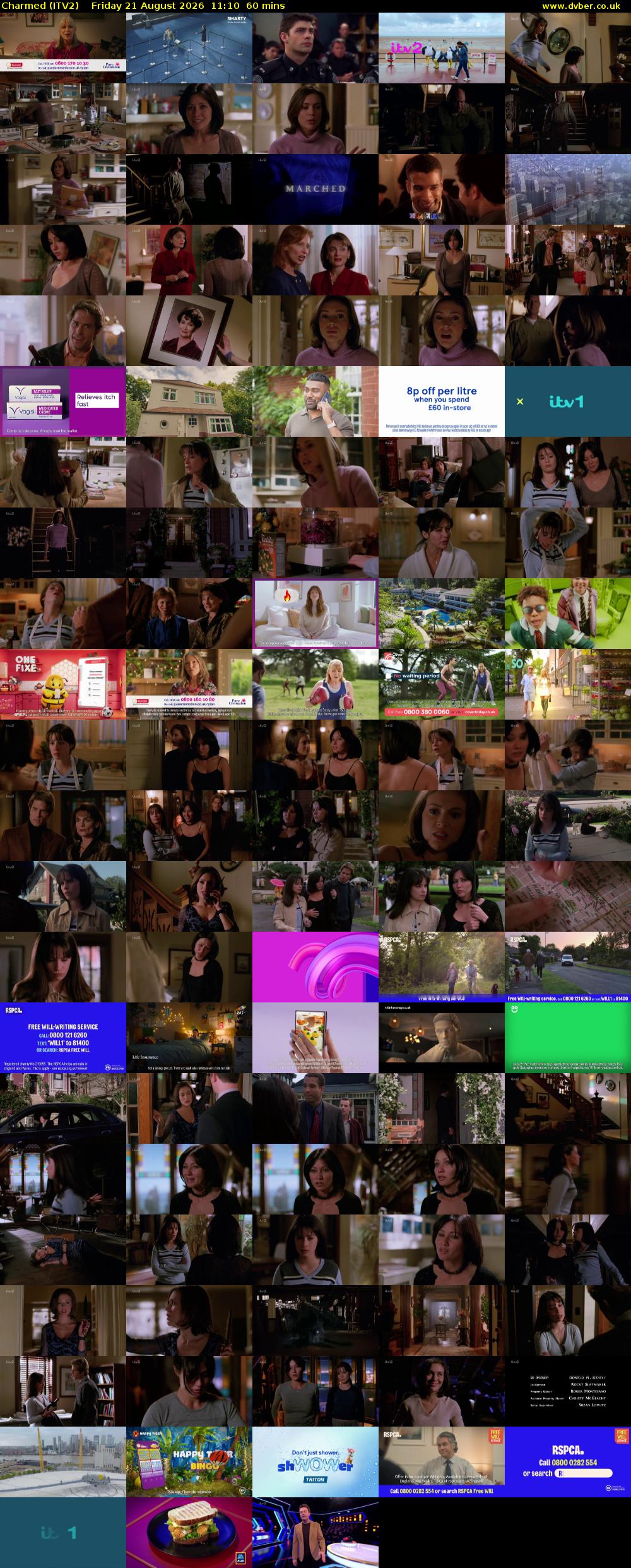 Charmed (ITV2) Friday 21 August 2026 11:10 - 12:10
