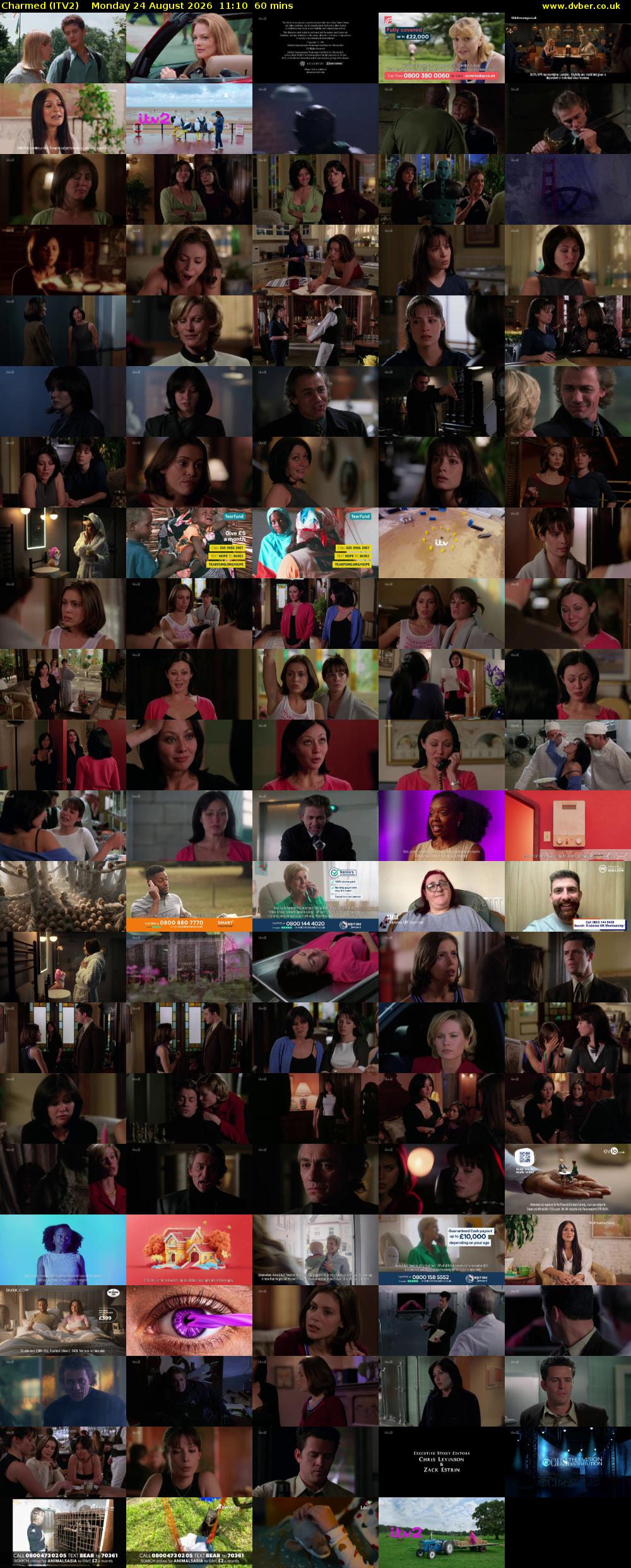 Charmed (ITV2) Monday 24 August 2026 11:10 - 12:10
