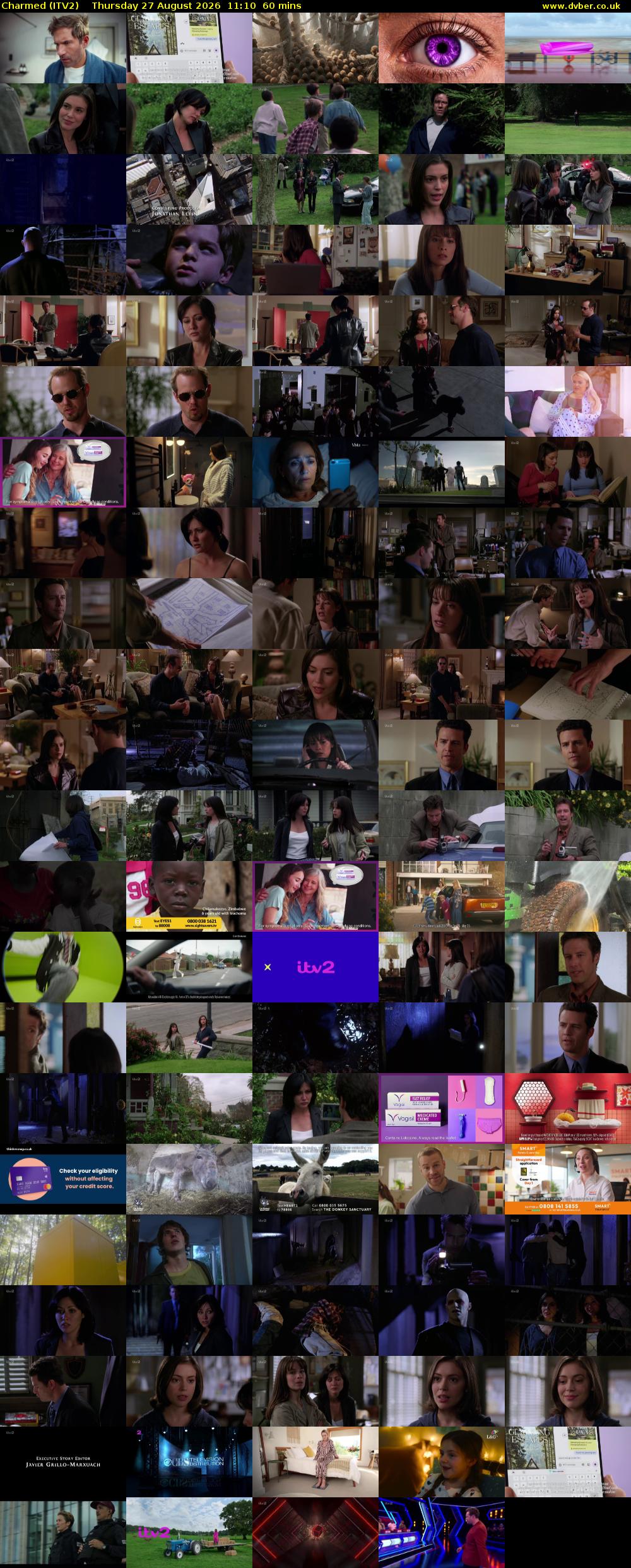 Charmed (ITV2) Thursday 27 August 2026 11:10 - 12:10