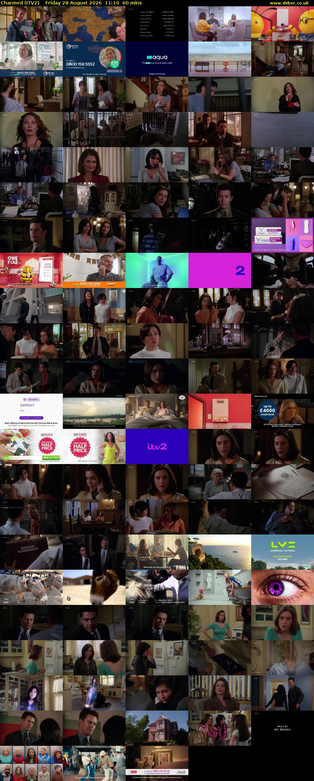 Charmed (ITV2) Friday 28 August 2026 11:10 - 12:10