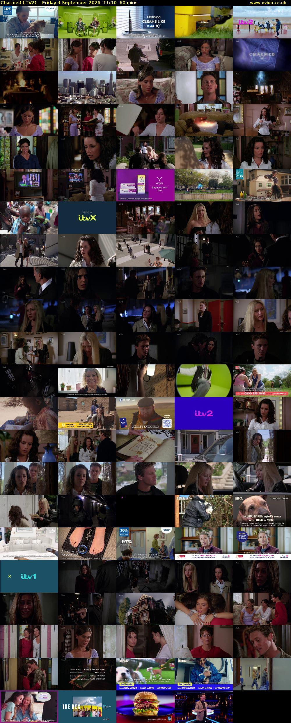 Charmed (ITV2) Friday 4 September 2026 11:10 - 12:10