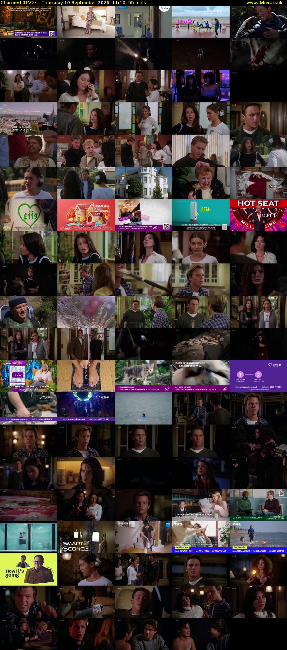 Charmed (ITV2) Thursday 10 September 2026 11:10 - 12:05