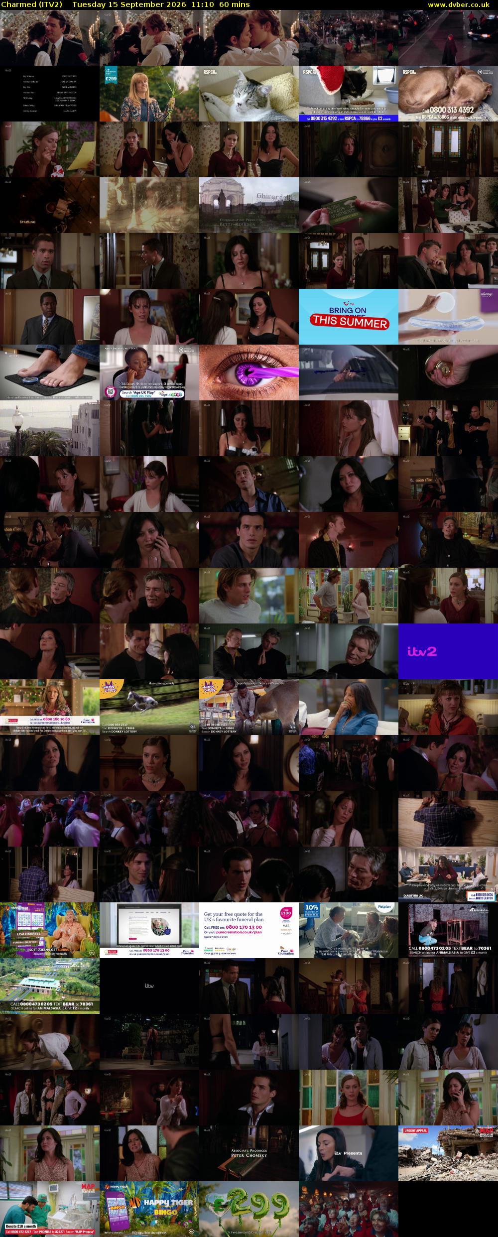 Charmed (ITV2) Tuesday 15 September 2026 11:10 - 12:10