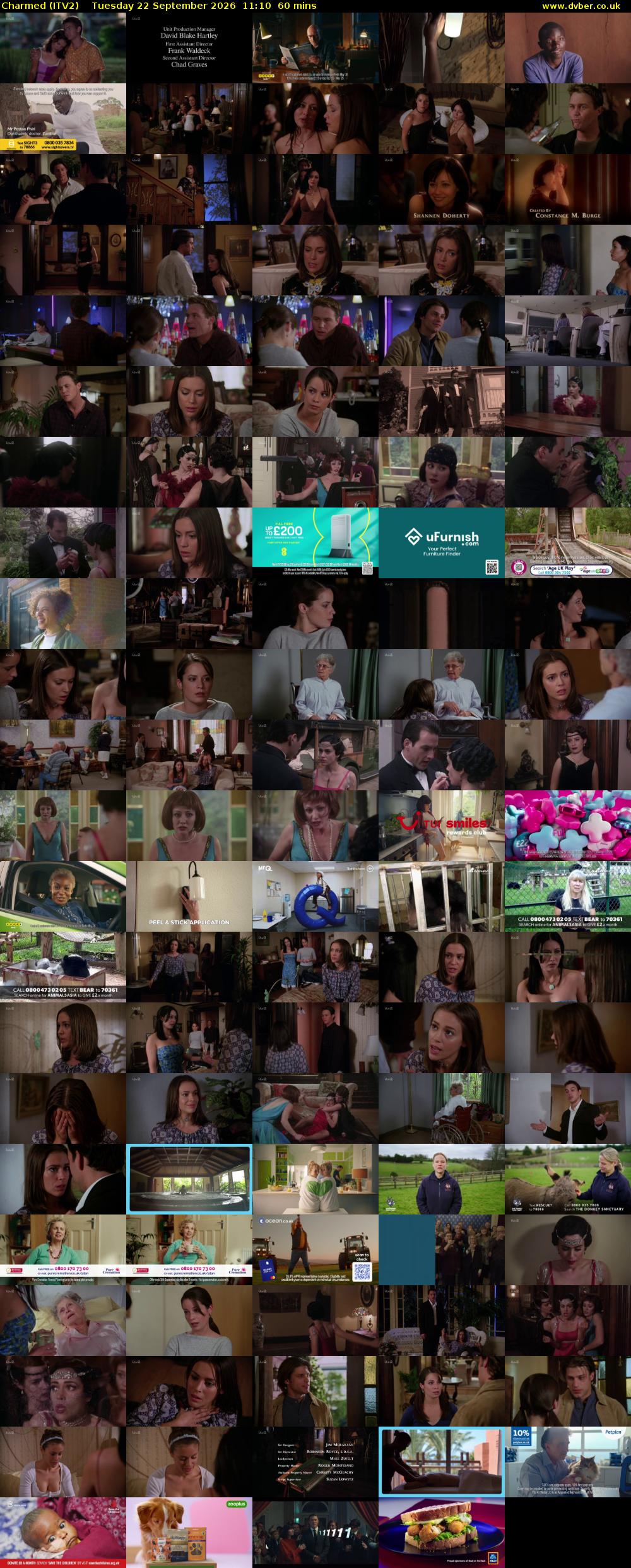 Charmed (ITV2) Tuesday 22 September 2026 11:10 - 12:10