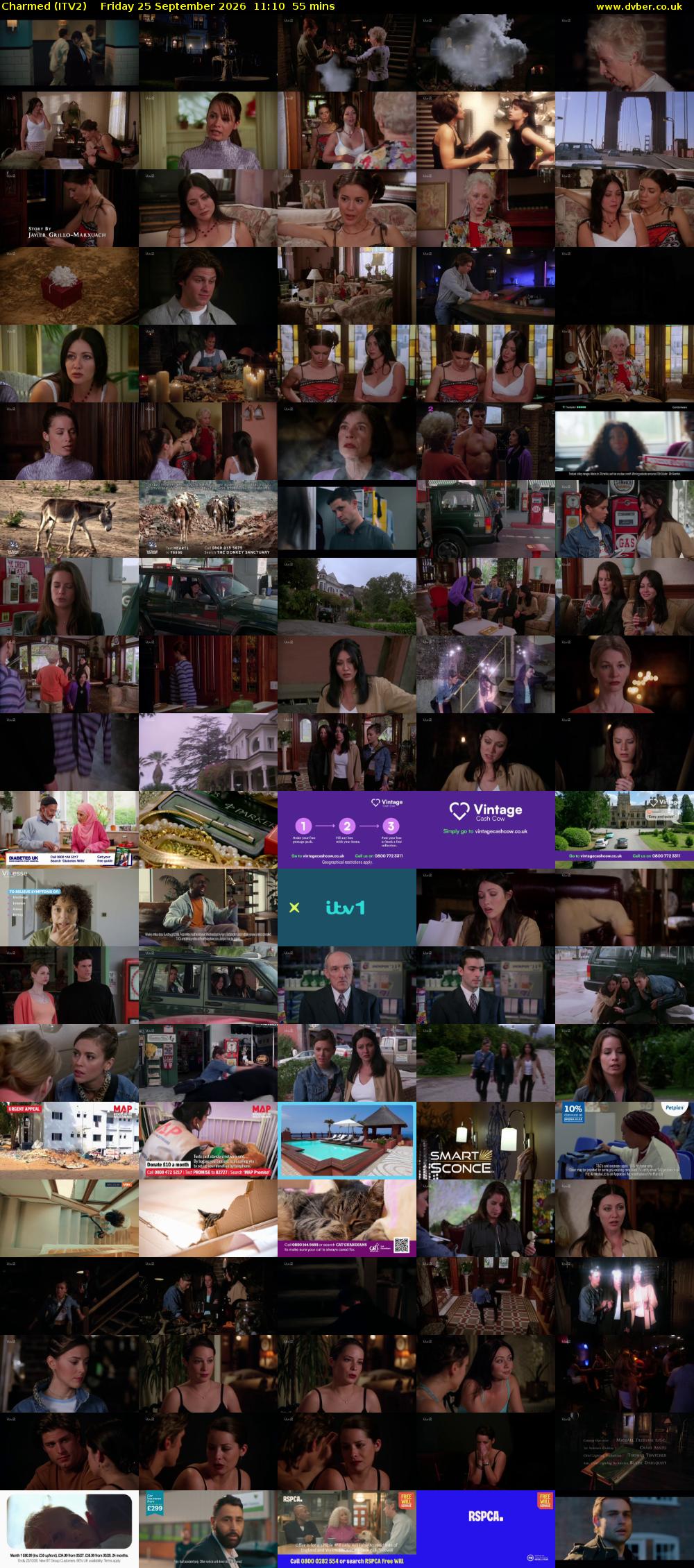 Charmed (ITV2) Friday 25 September 2026 11:10 - 12:05