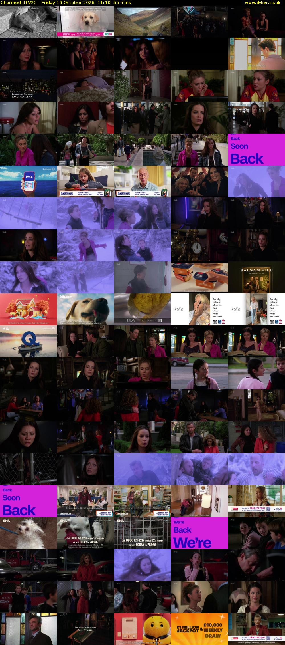 Charmed (ITV2) Friday 16 October 2026 11:10 - 12:05