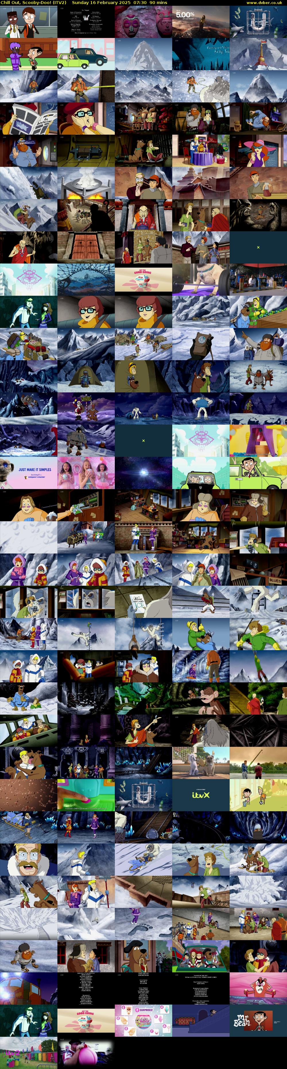 Chill Out, Scooby-Doo! (ITV2) Sunday 16 February 2025 07:30 - 09:00