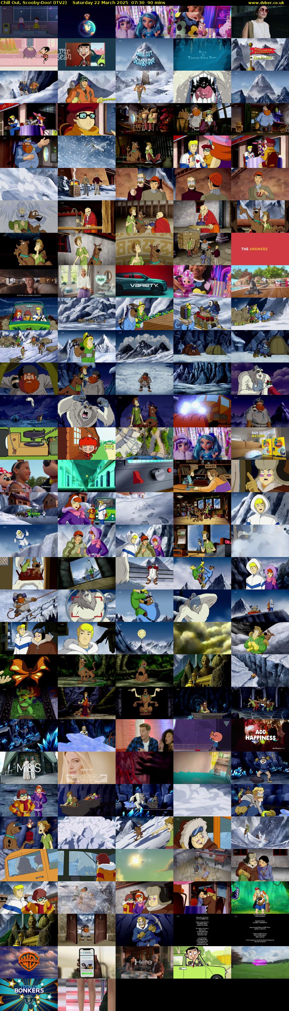 Chill Out, Scooby-Doo! (ITV2) Saturday 22 March 2025 07:30 - 09:00
