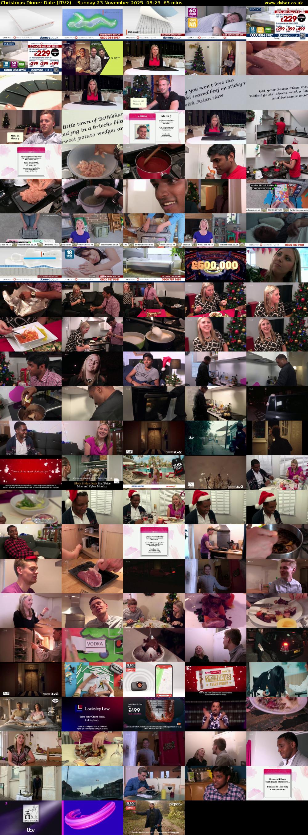 Christmas Dinner Date (ITV2) Sunday 23 November 2025 08:25 - 09:30