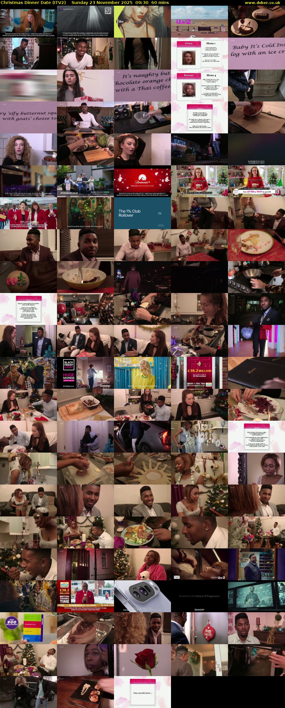 Christmas Dinner Date (ITV2) Sunday 23 November 2025 09:30 - 10:30