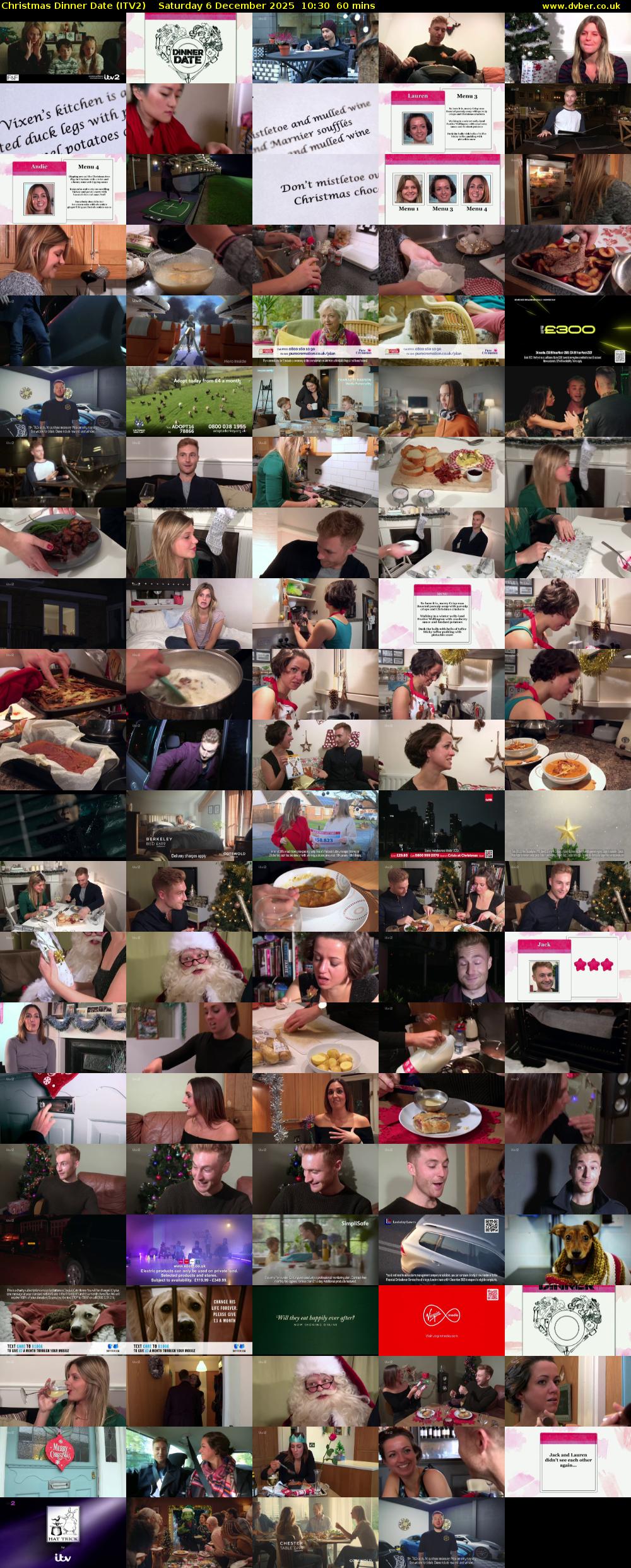 Christmas Dinner Date (ITV2) Saturday 6 December 2025 10:30 - 11:30