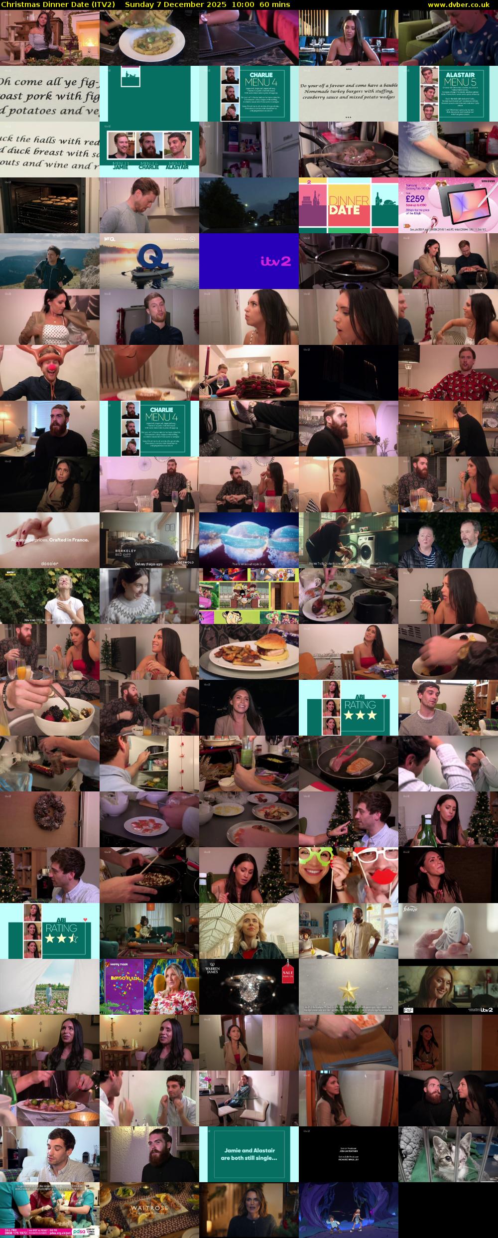 Christmas Dinner Date (ITV2) Sunday 7 December 2025 10:00 - 11:00