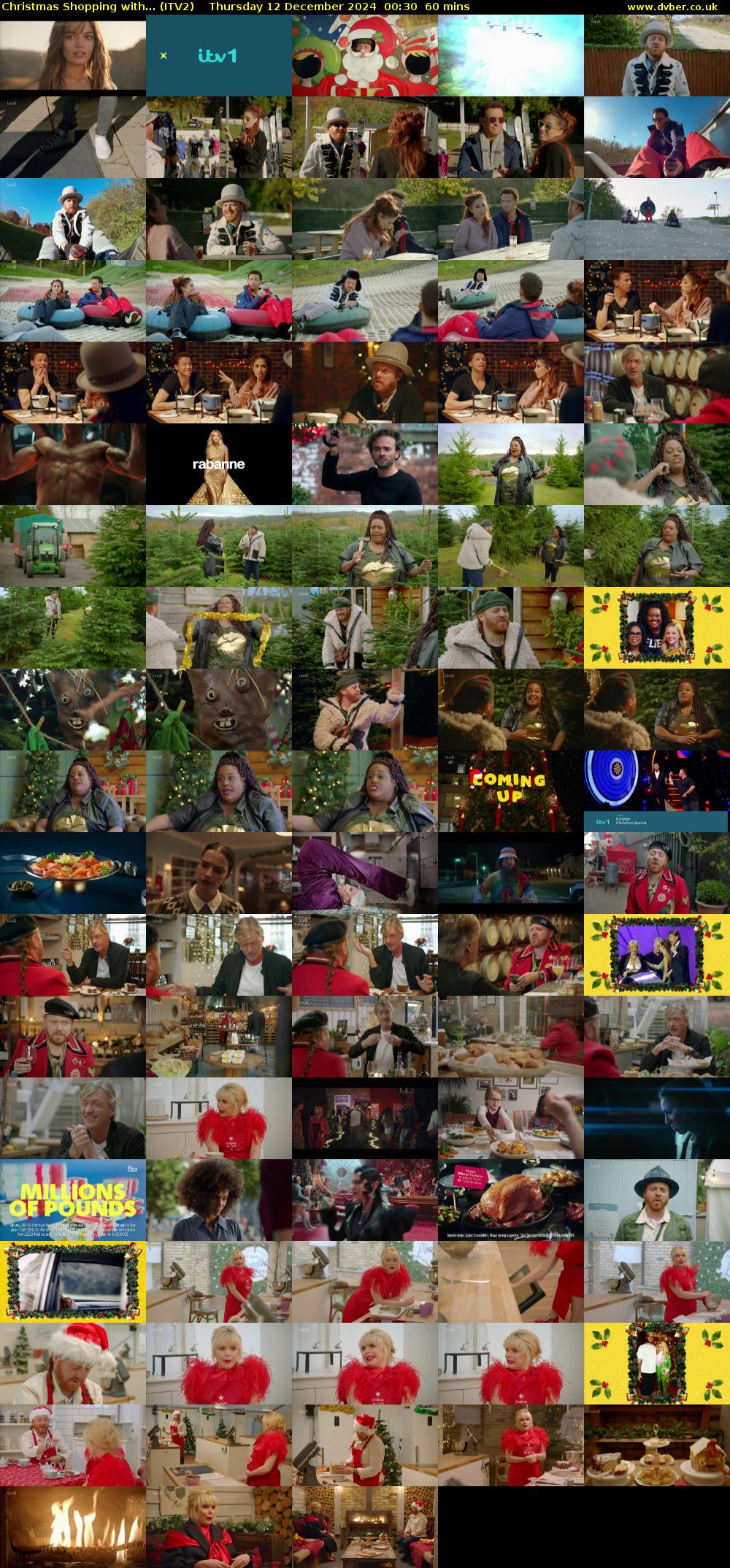 Christmas Shopping with... (ITV2) Thursday 12 December 2024 00:30 - 01:30