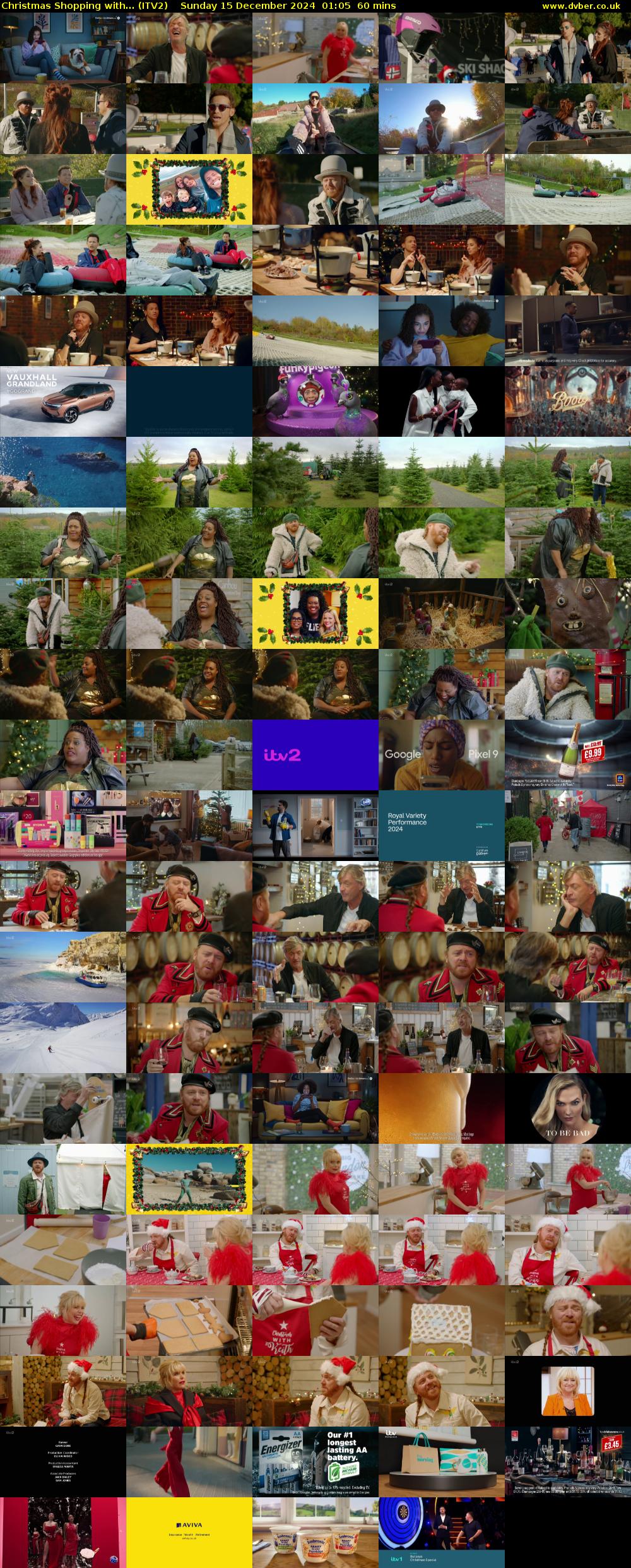 Christmas Shopping with... (ITV2) Sunday 15 December 2024 01:05 - 02:05