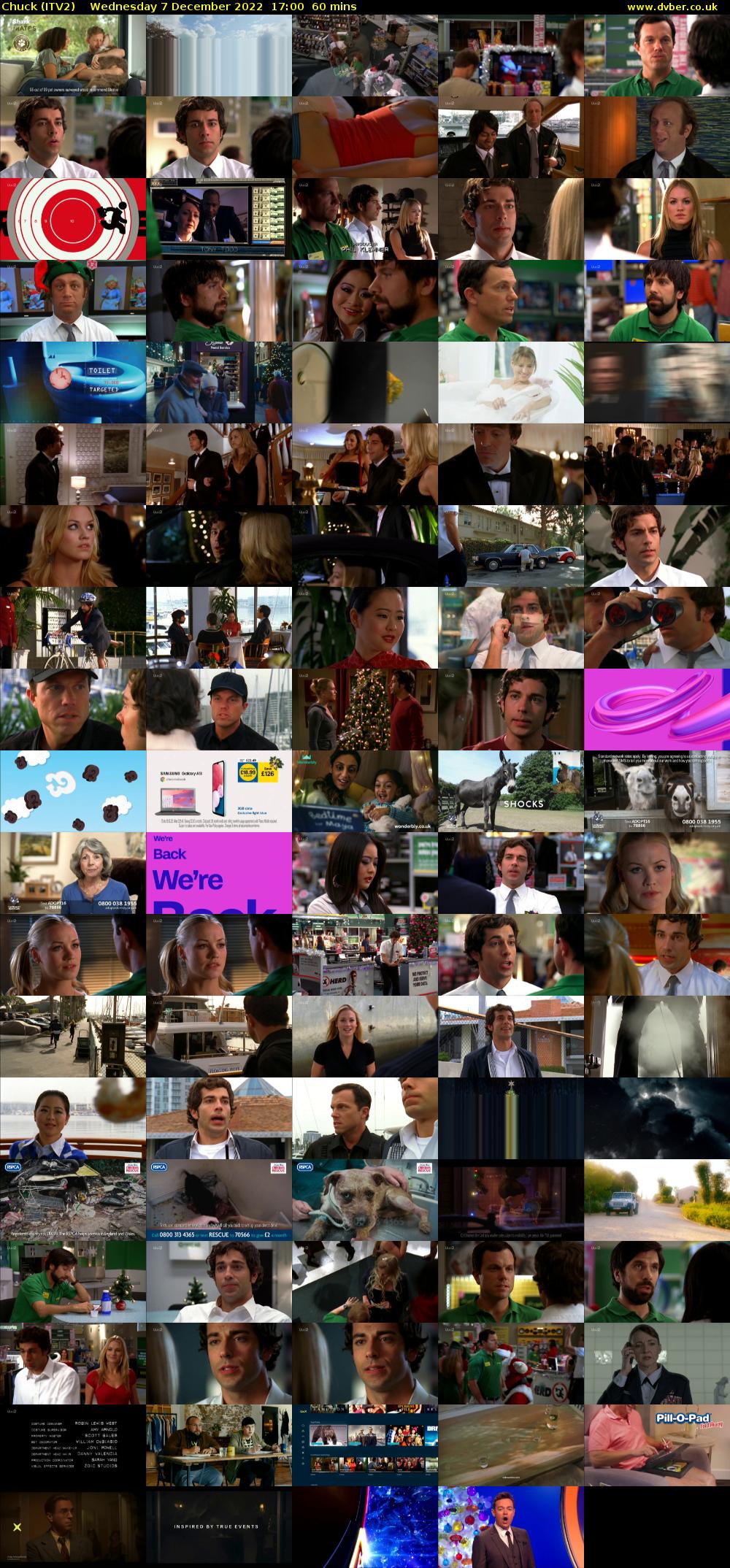 Chuck (ITV2) Wednesday 7 December 2022 17:00 - 18:00