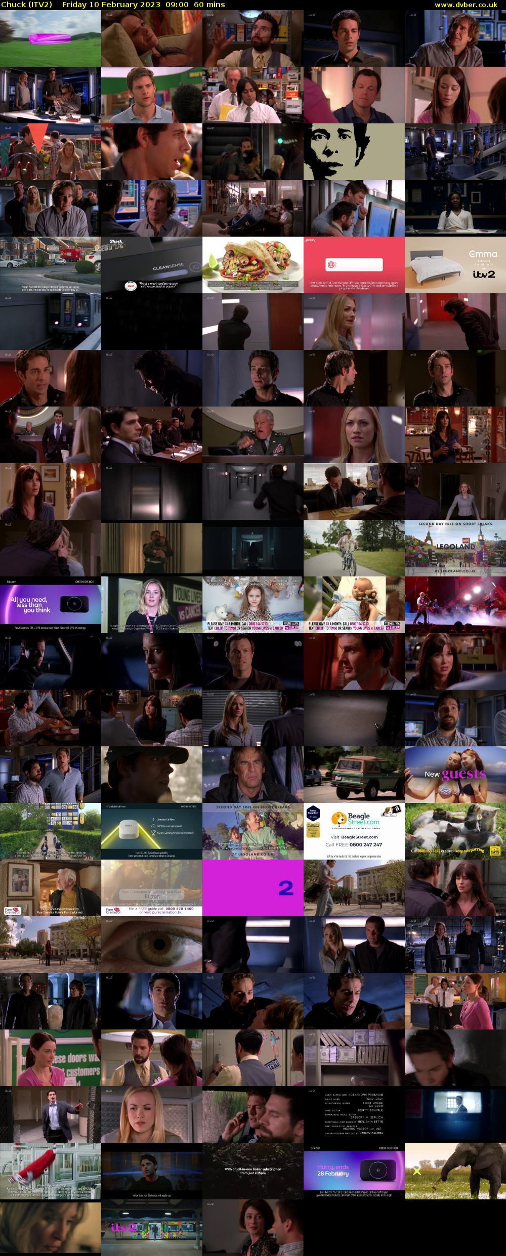 Chuck (ITV2) Friday 10 February 2023 09:00 - 10:00