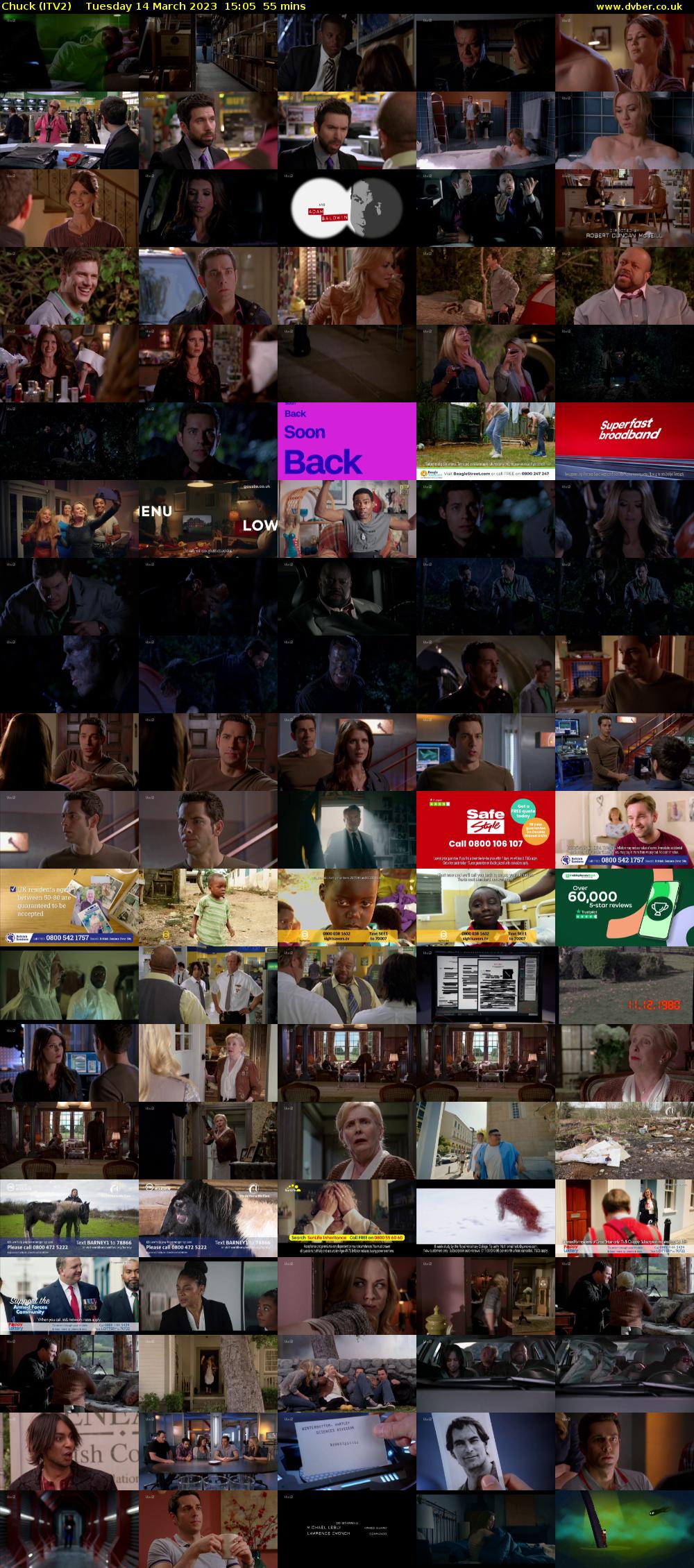 Chuck (ITV2) Tuesday 14 March 2023 15:05 - 16:00
